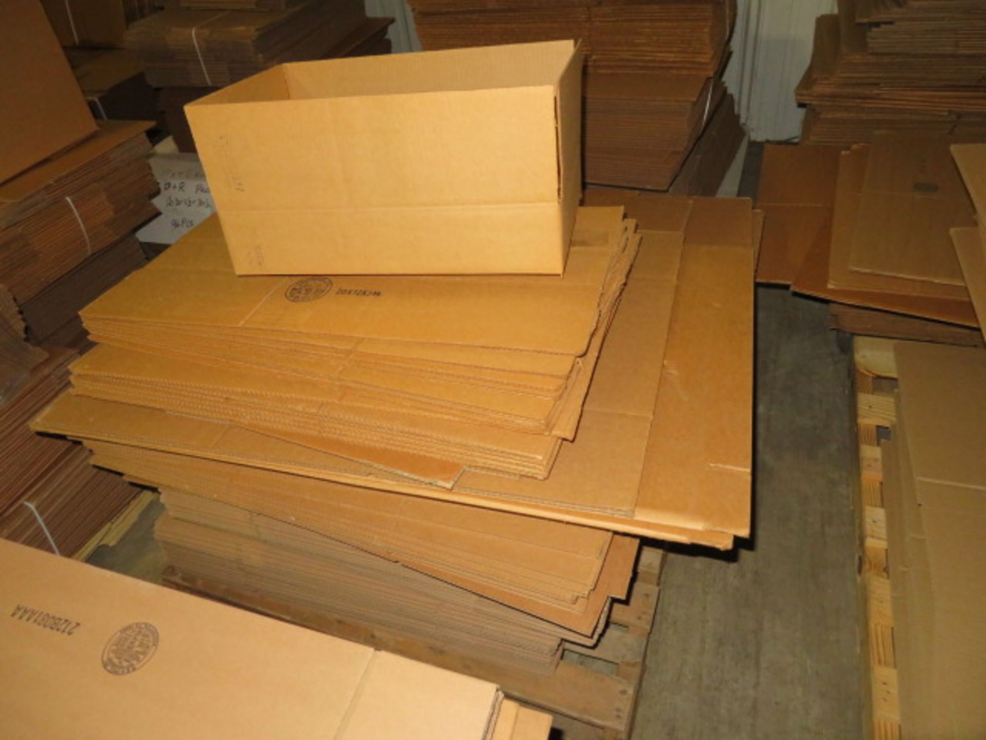 (3) SKIDS ASST K/D CORRUGATED BOXES - Image 3 of 4