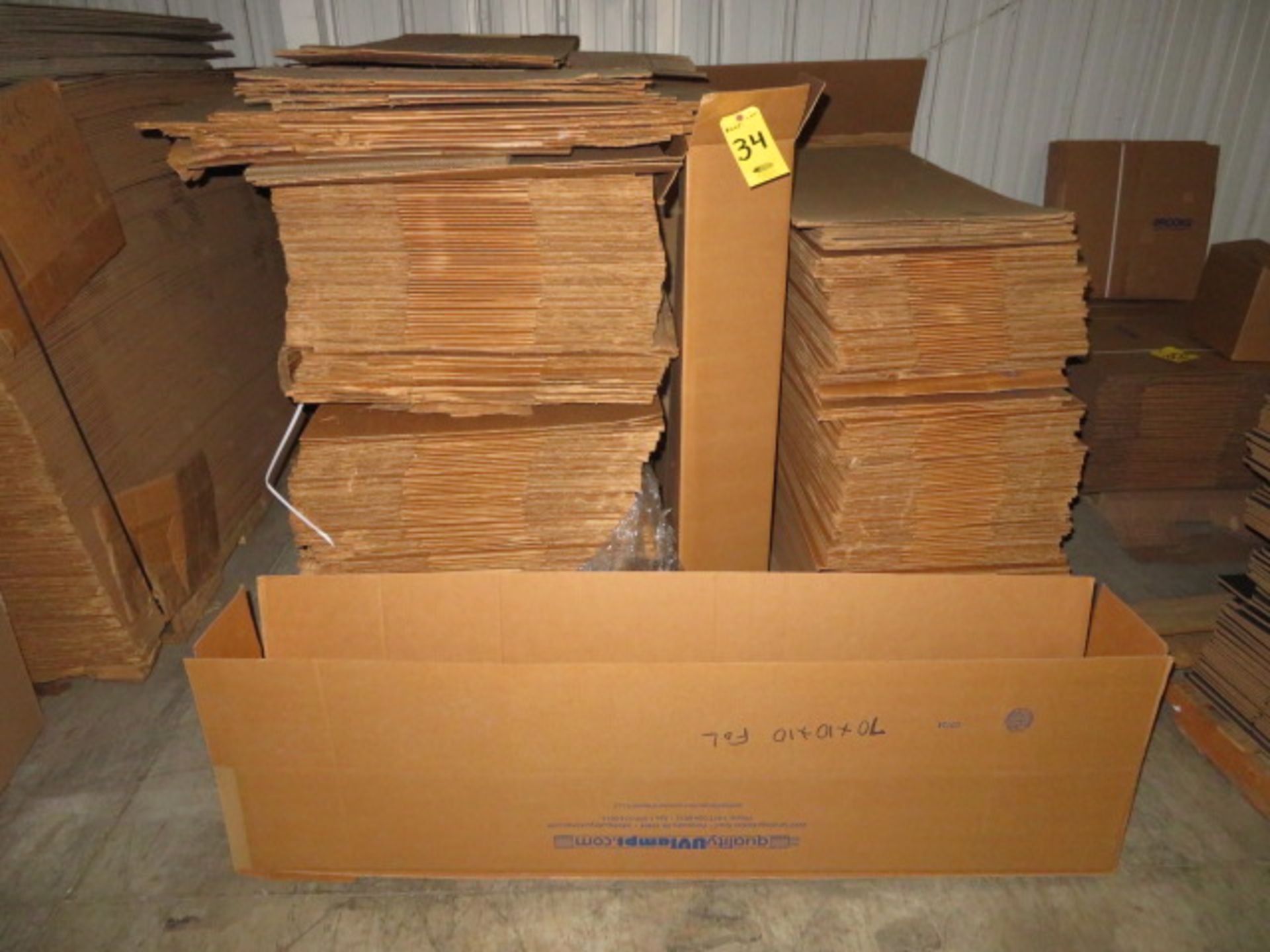 (200+) ASST LONG & HIGH NARROW K/D CORRUGATED BOXES