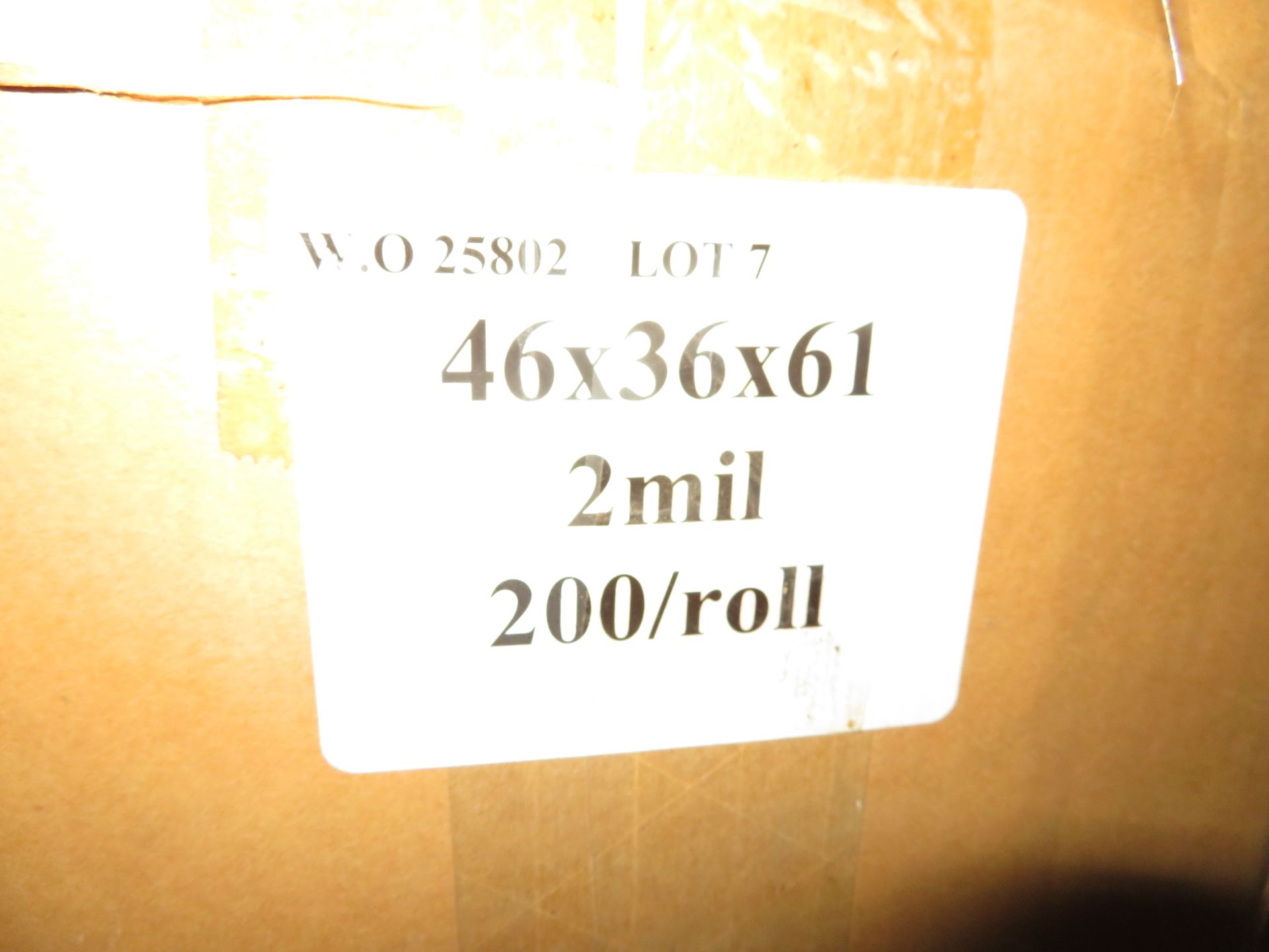 (6) ROLLS OF LARGE POLY BAGS-51X49X97, 30X26X60, 20X10X36, 46X36X61-INCHES - Image 6 of 6