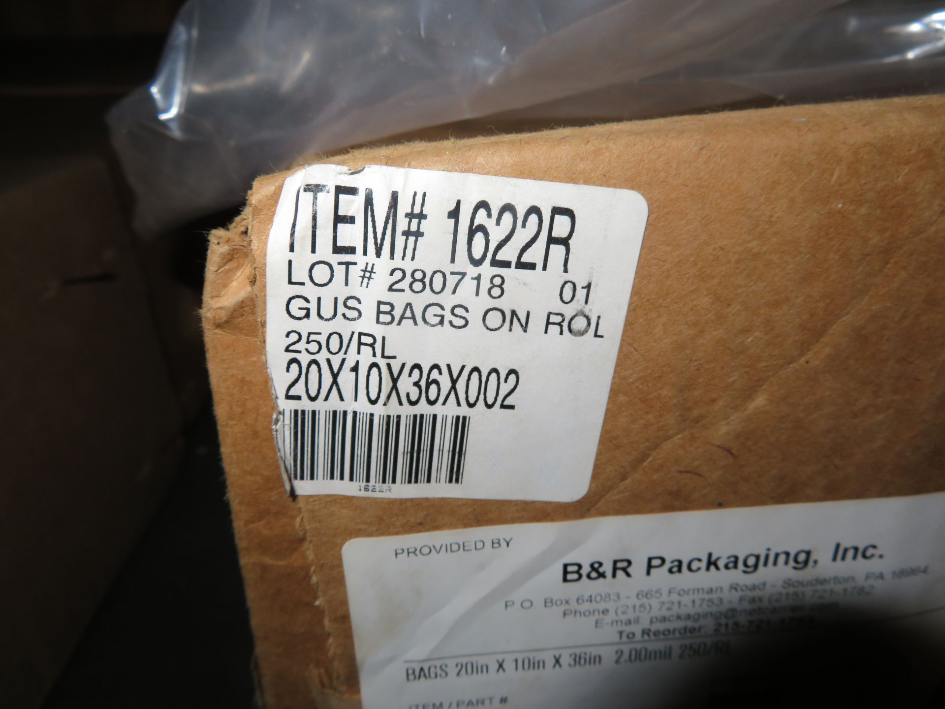 (6) ROLLS OF LARGE POLY BAGS-51X49X97, 30X26X60, 20X10X36, 46X36X61-INCHES - Image 4 of 6