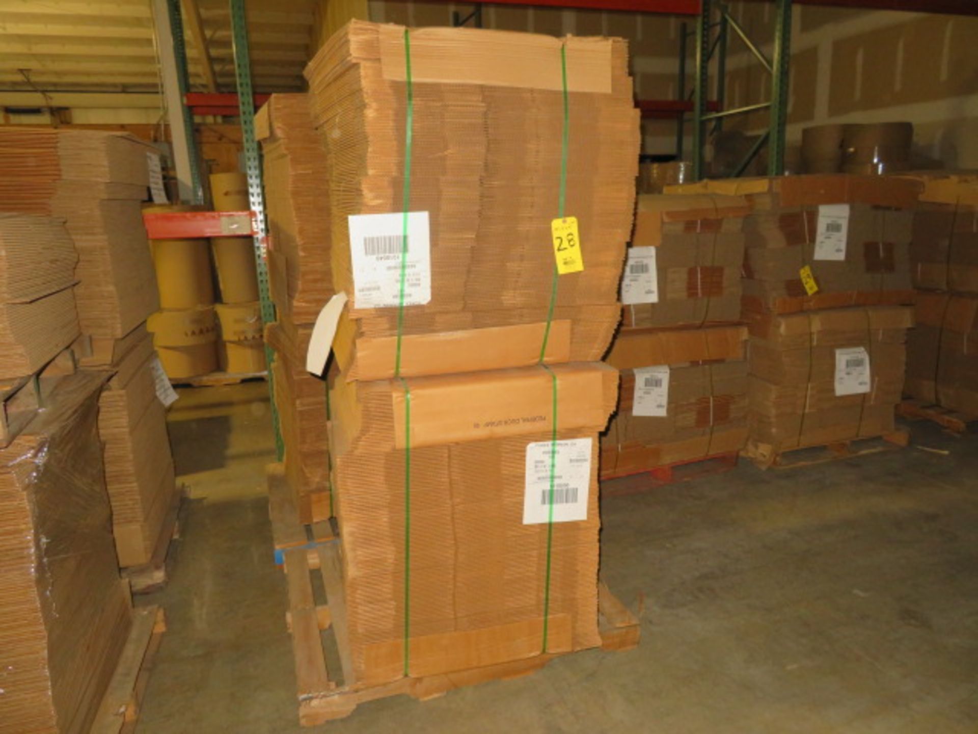 (500) 19 X 13 X 19 IN K/D CORRUGATED BOXES