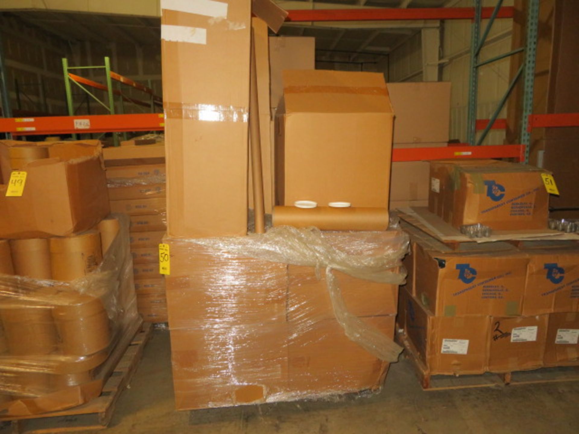 (11) BOXES 5024KHD & (1) 2048K BOXES OF FIBRE TUBES W/ LIDS