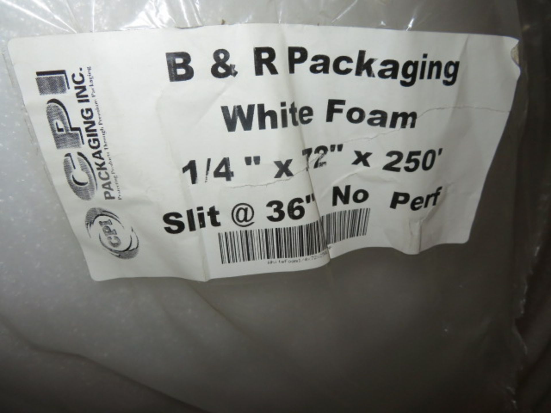 (1) 72 IN X 500 FT & (2)72 IN X 250 FT FOAM ROLLS-1/8 & 1/4 IN - Image 3 of 3