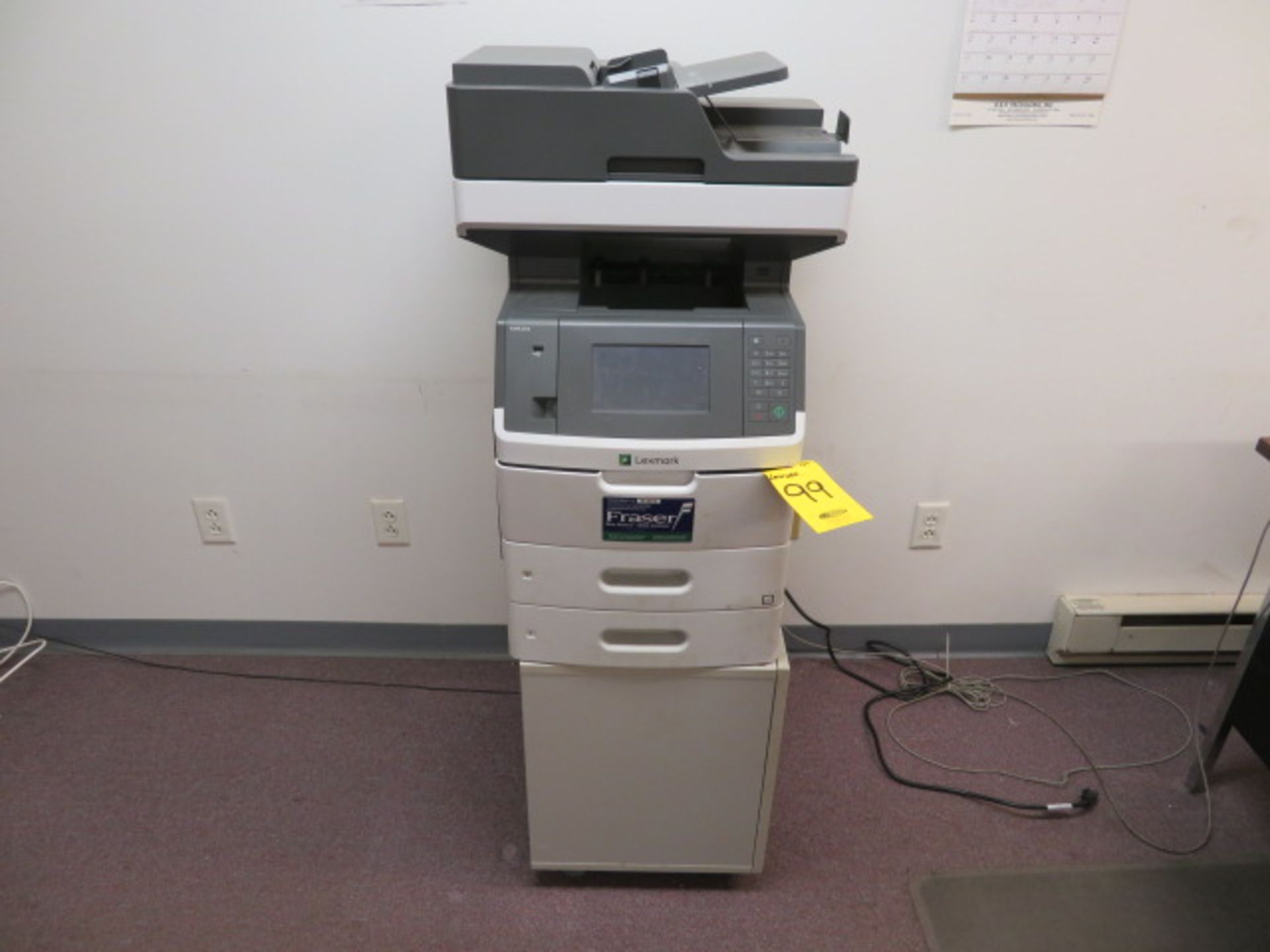 LEXMARK XM5263 ALL-IN-ONE PRINTER, COPIER, SCANNER W/ STAND