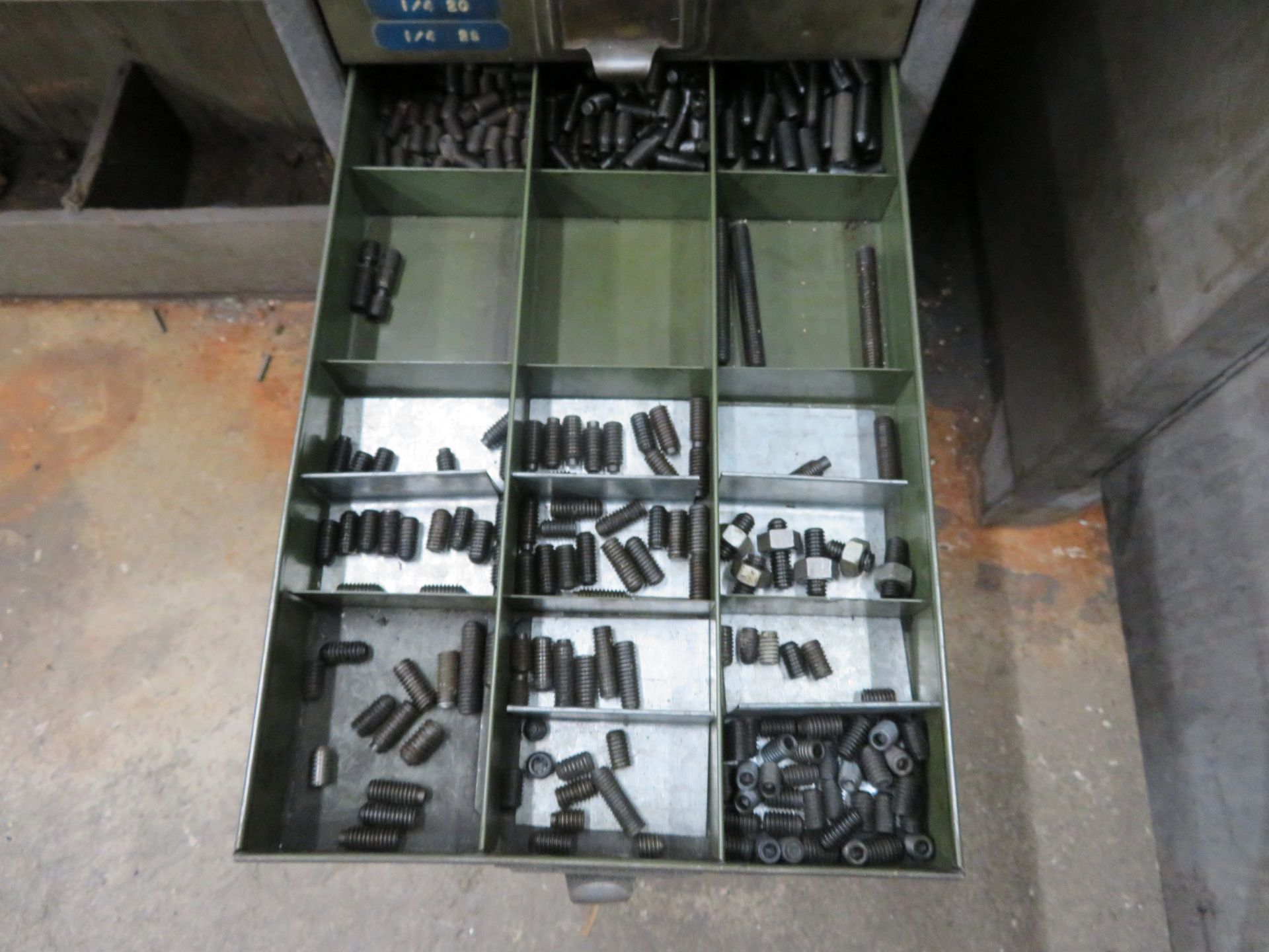 (4) 6-DRAWER TOOLING CABINETS W/CONTENTS - Image 8 of 11