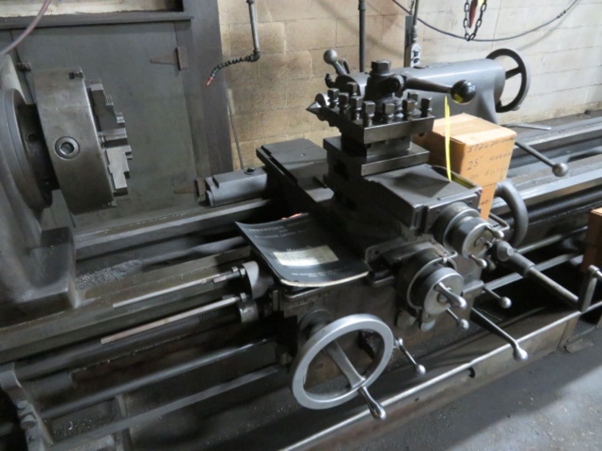 MONARCH NO. 612 ENGINE LATHE, 24" X 110", SPINDLE SPEED 12-1500 RPM, 12" 3-JAW CHUCK… - Image 3 of 4