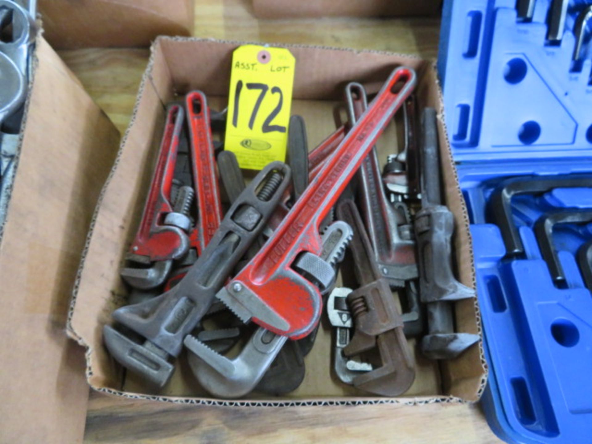 ASSORTED PIPE WRENCHES