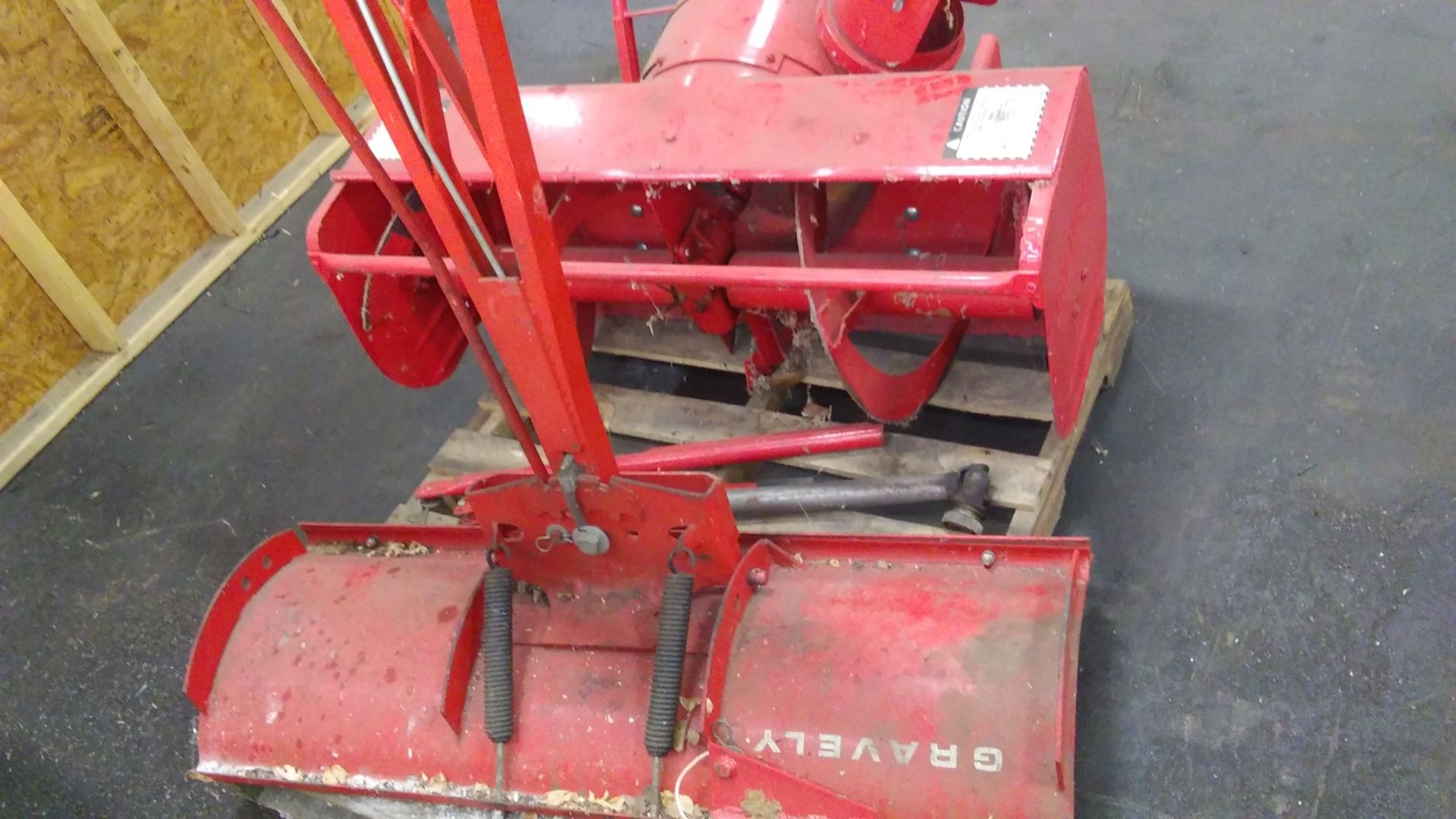 GRAVELY PLOW W/SNOW BLOWER ATTACHMENT