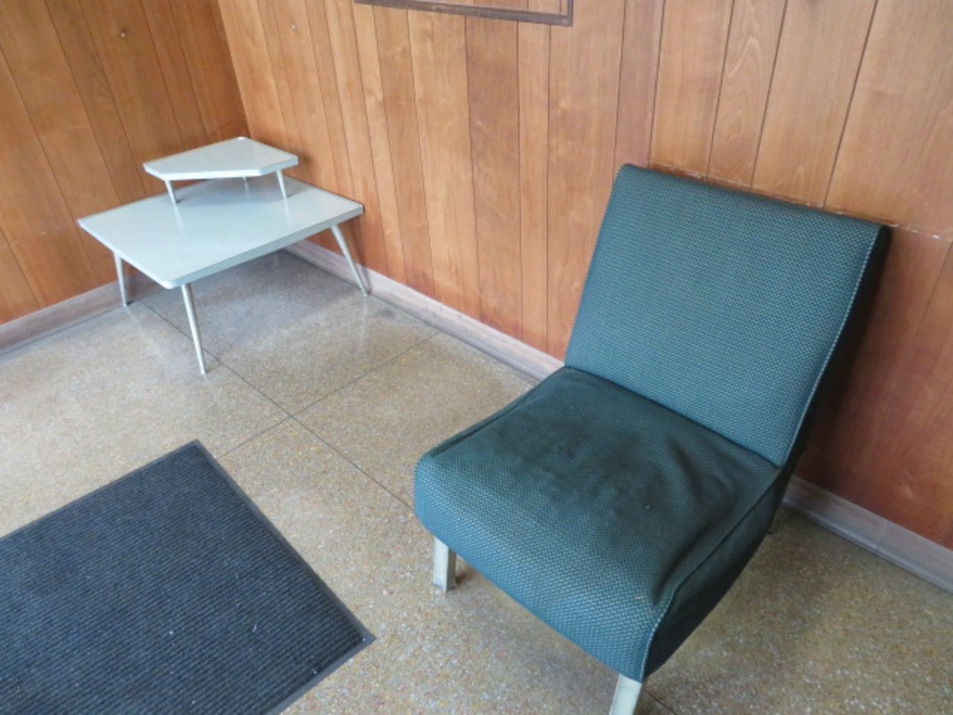 (3) CHAIRS AND (2) TABLES IN RECEPTION AREA - Image 2 of 2