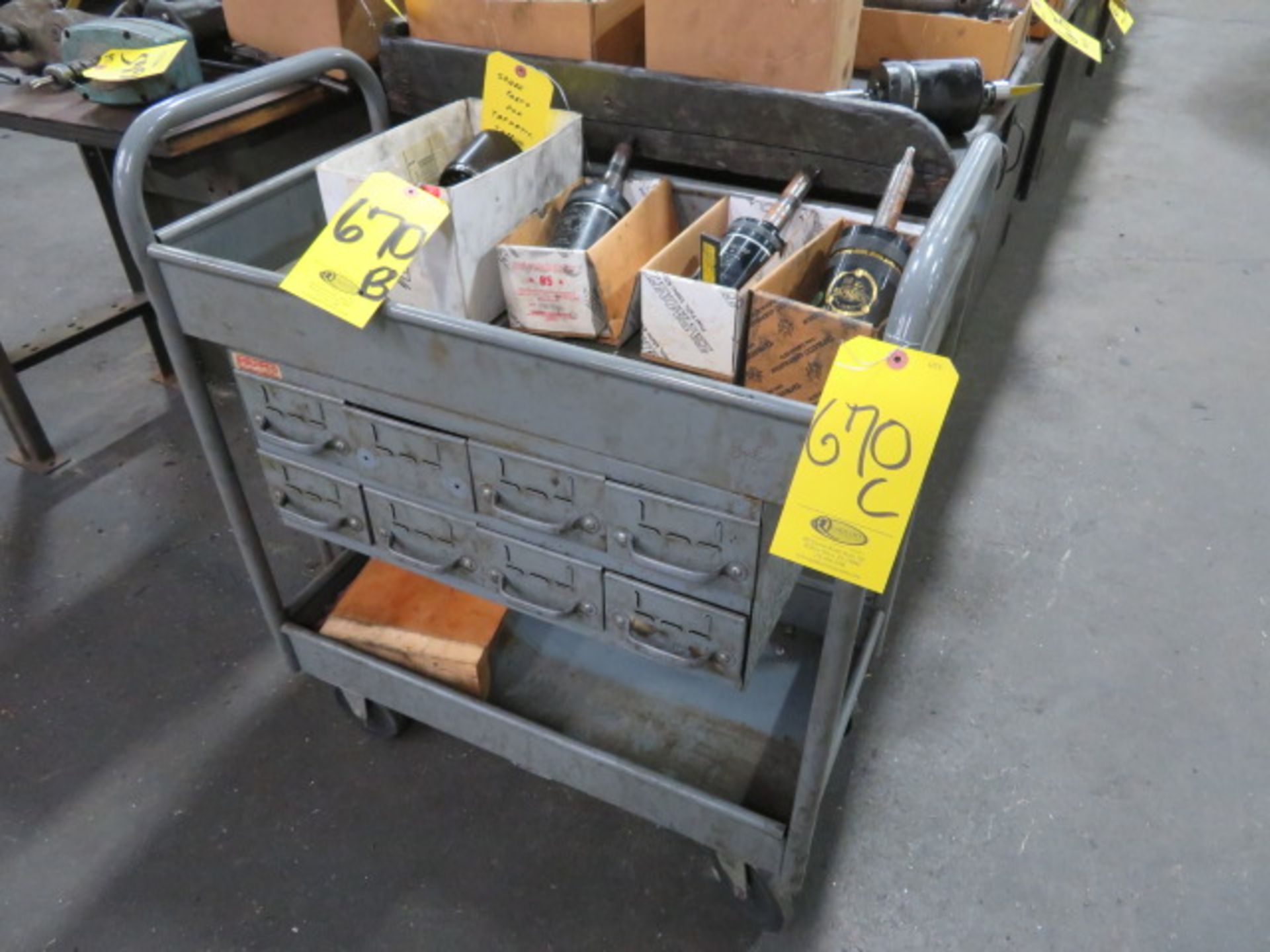 EQUIPTO ROLLING CART W/DRAWERS