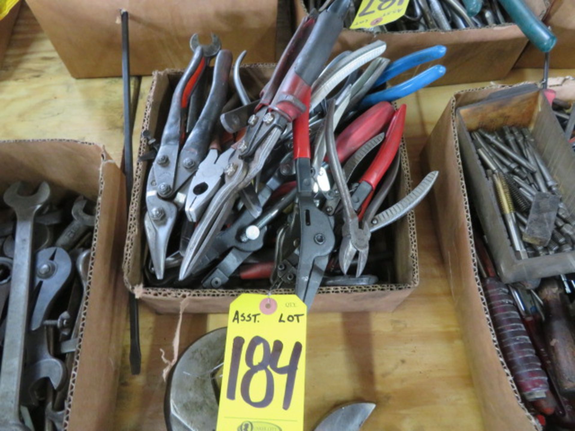 ASSORTED SNIPS AND PLIERS