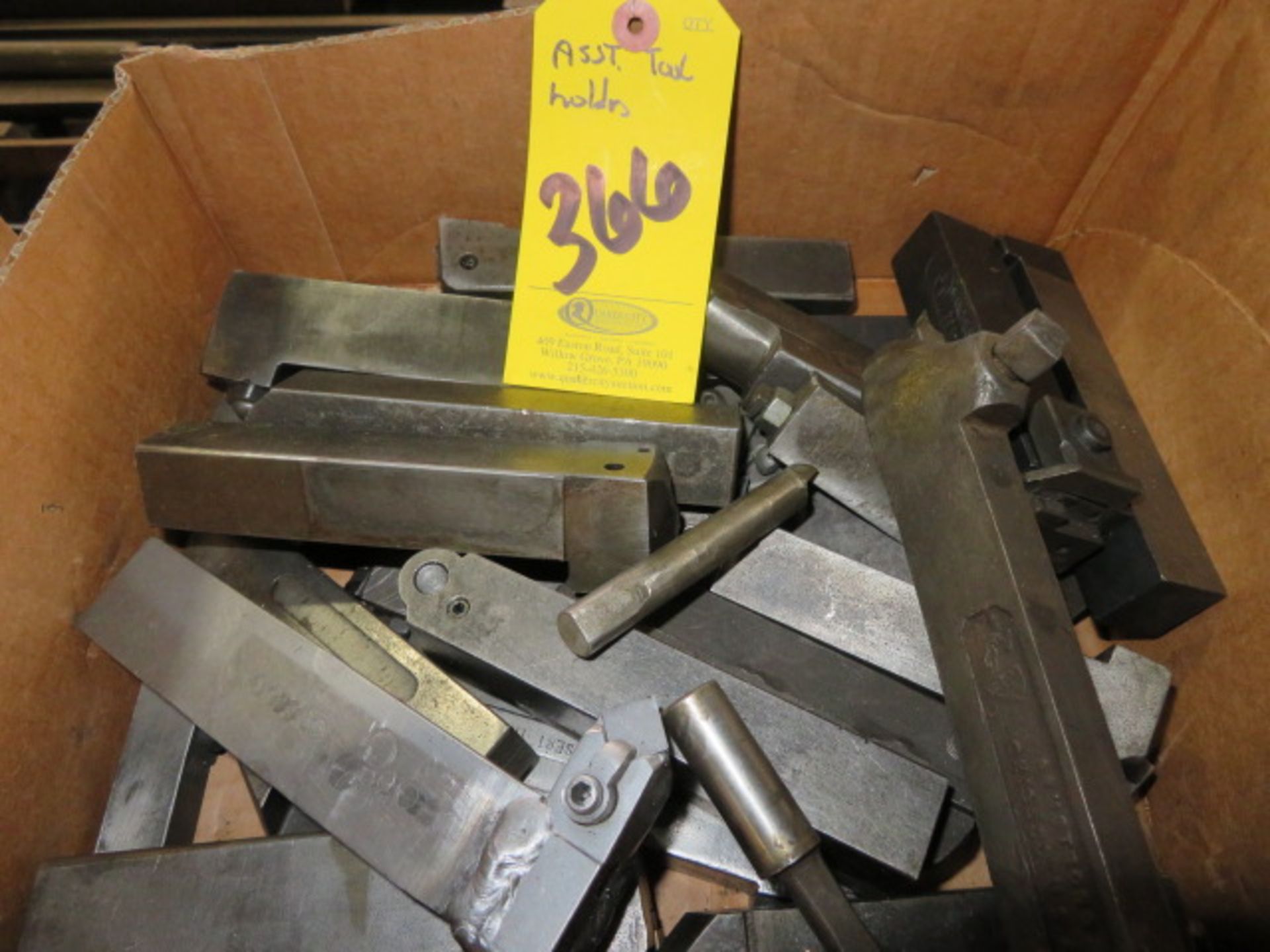 (2) BOXES OF ASSORTED TURNING TOOL HOLDERS - Image 2 of 3