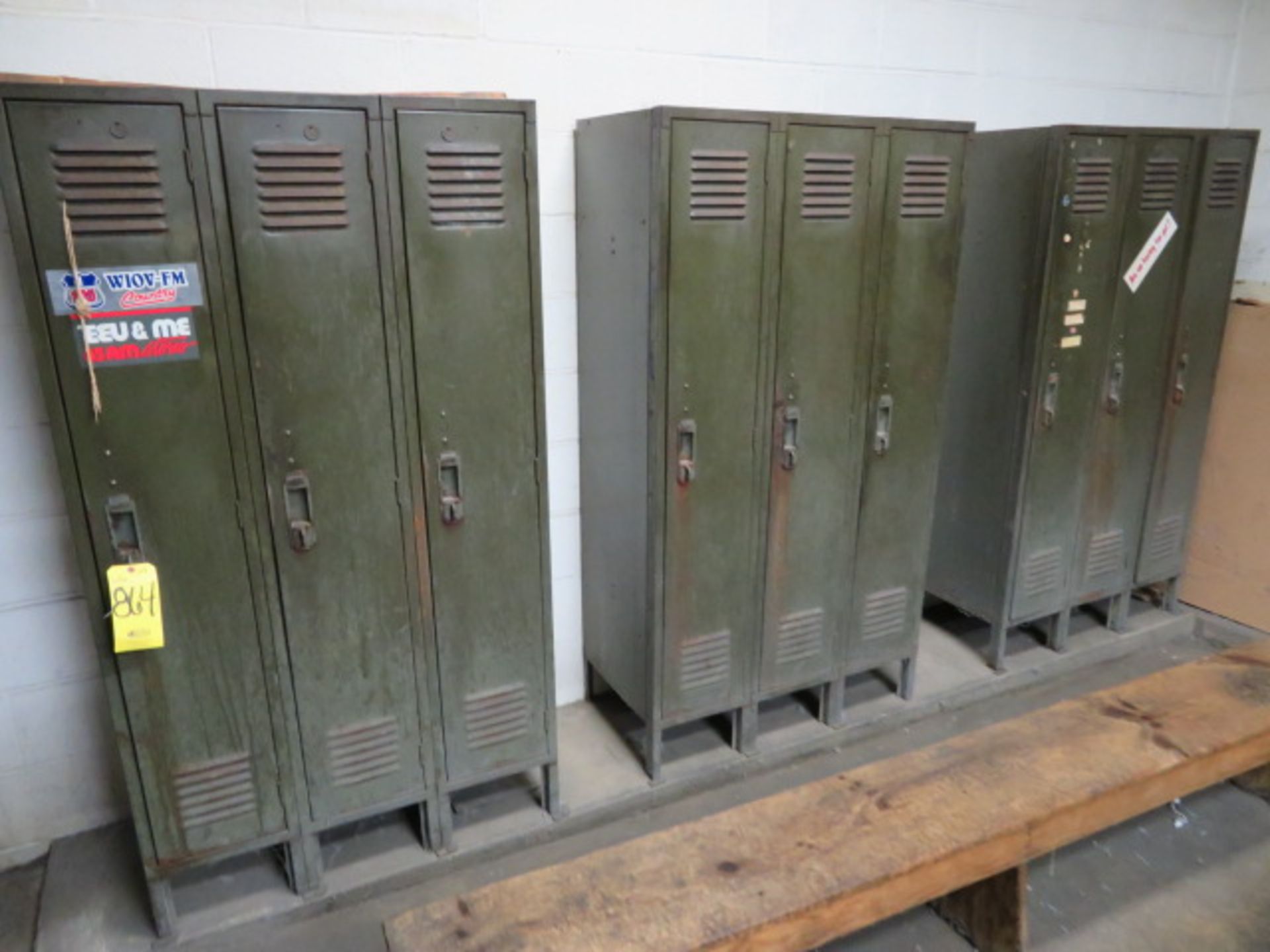 (24) FULL DOOR METAL LOCKERS