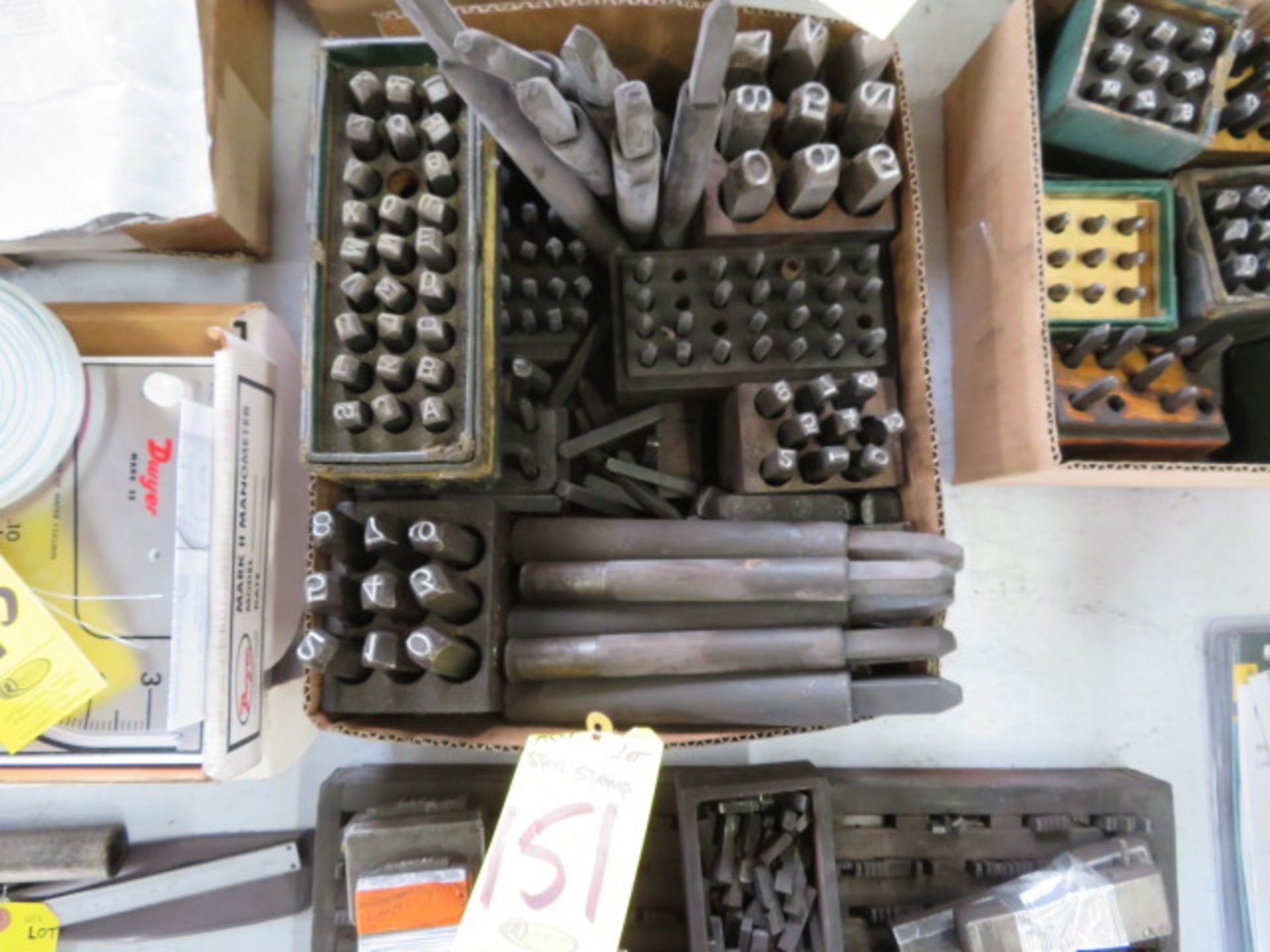 ASSORTED NUMBER AND LETTER STEEL STAMPS