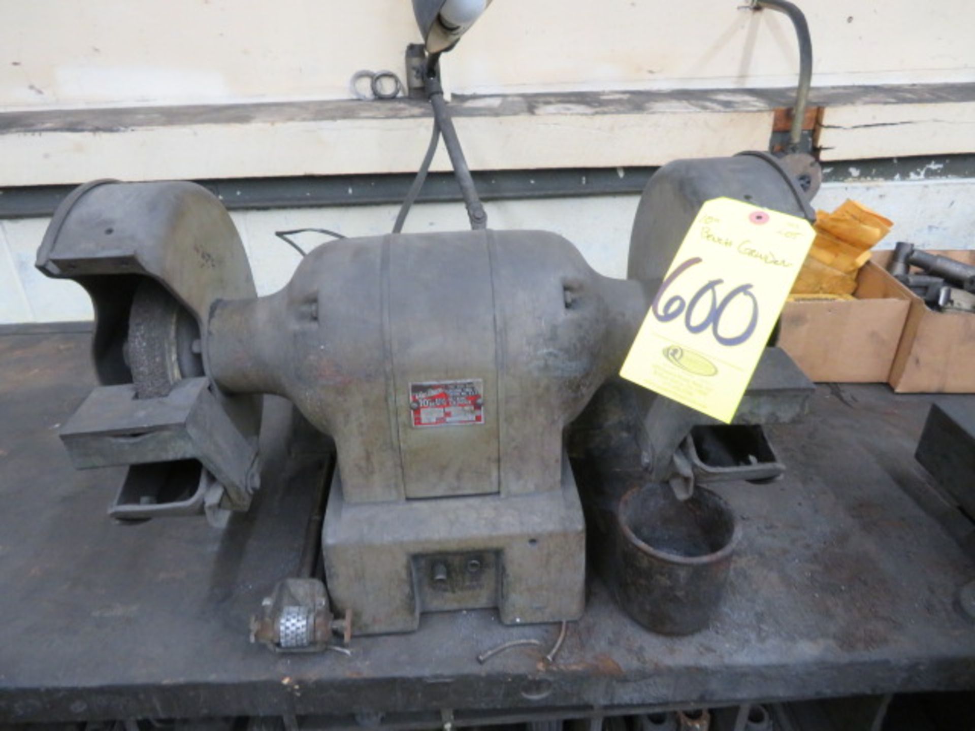 VAN DORN 10" DOUBLE END BENCH GRINDER