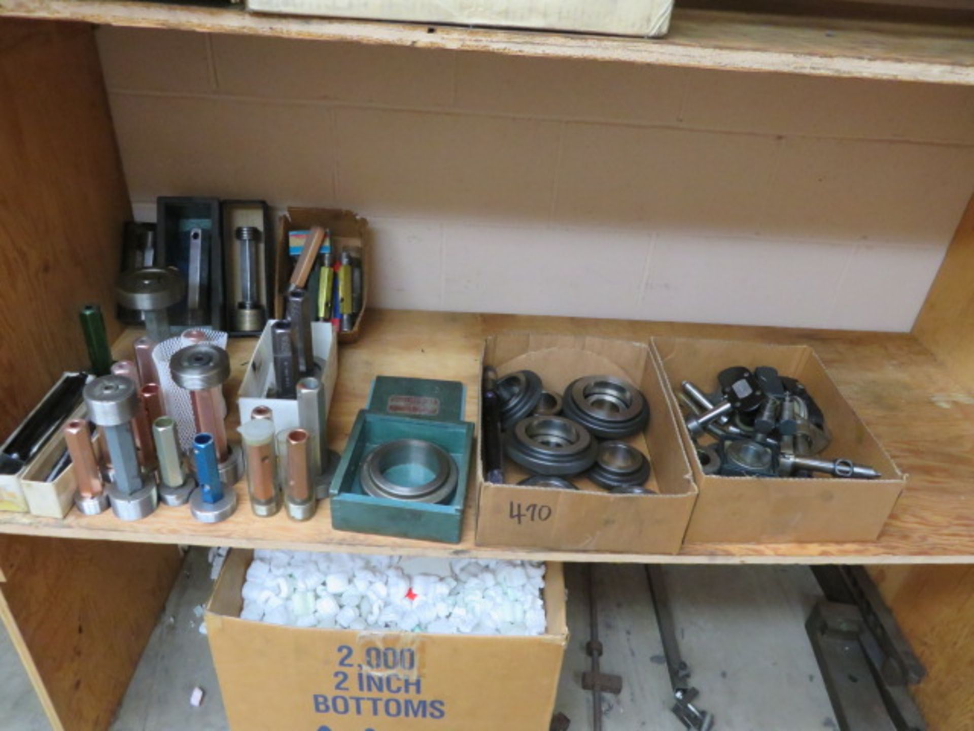 ASSORTED RING AND THREAD GAGES ON (3) SHELVES - Image 2 of 2