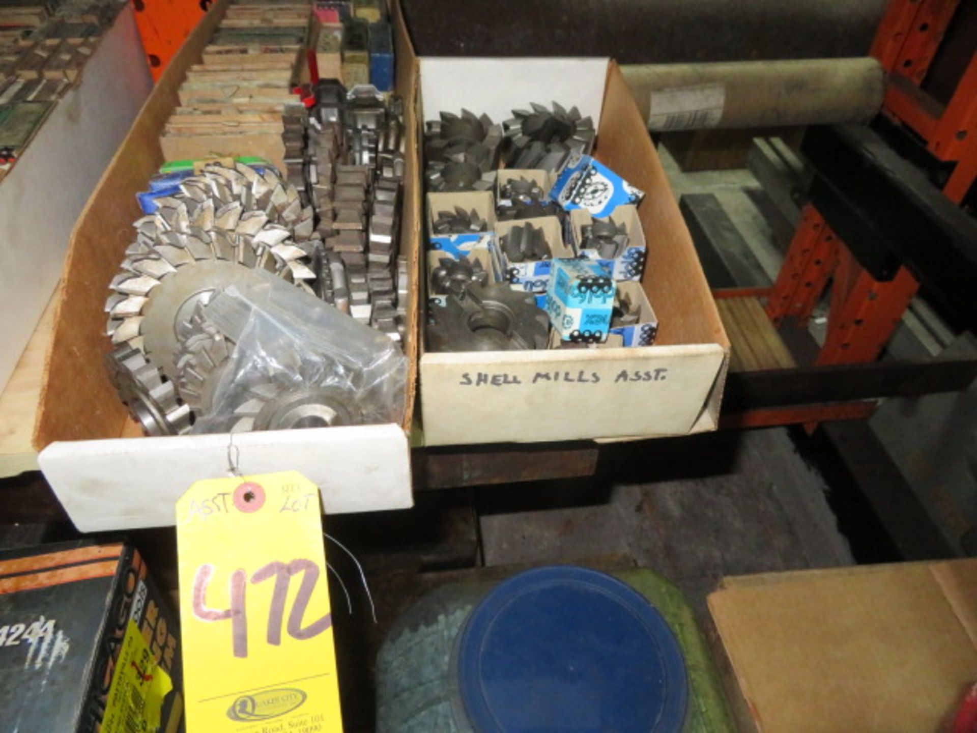 ASSORTED MILLING CUTTERS AND SHELL MILLS