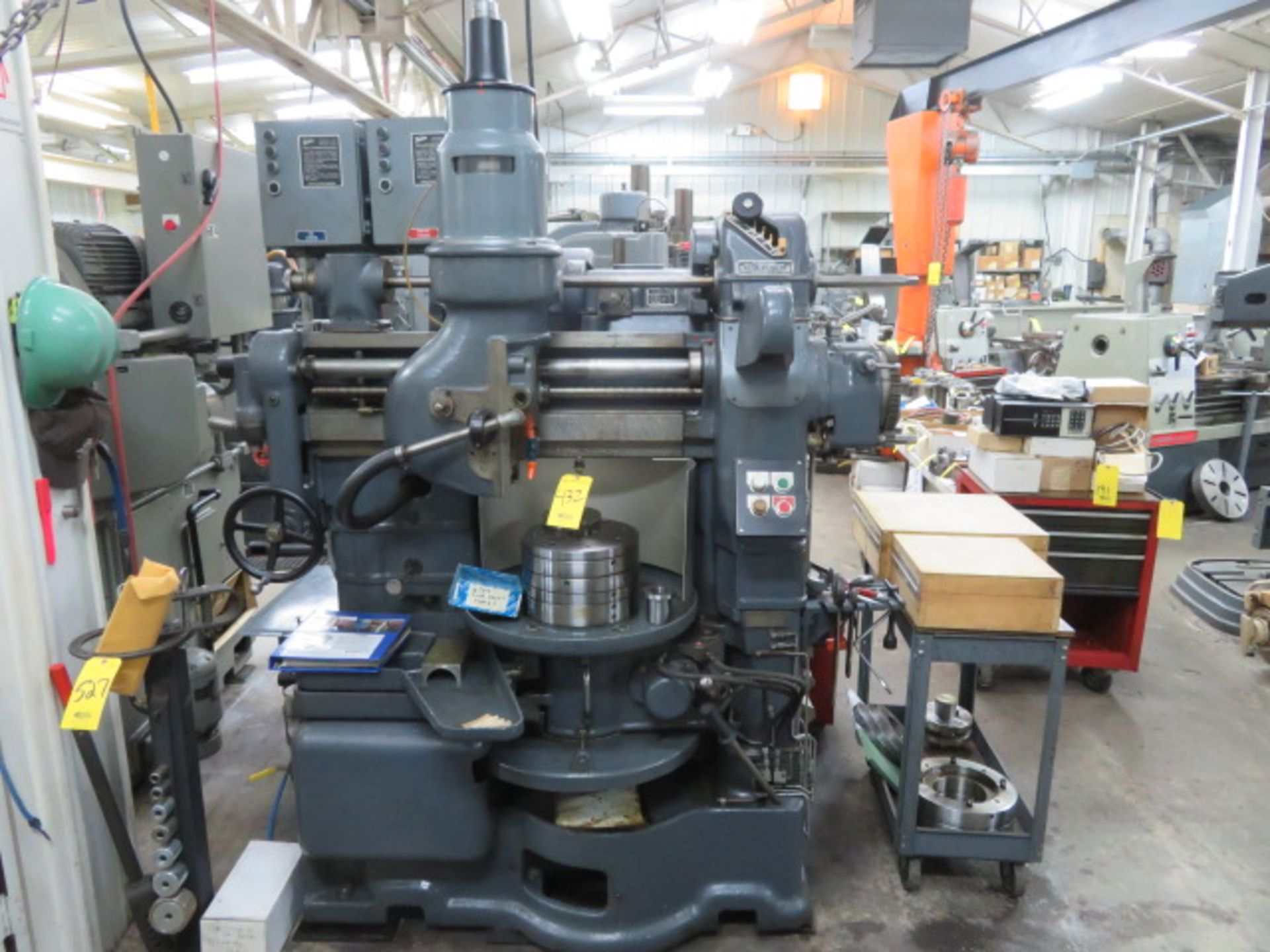 FELLOWS 645A(6A) GEAR SHAPER, S/N 33504-661 W/ASSORTED RISER BLOCKS…PLUS $450 RIGGING & LOADING FEE