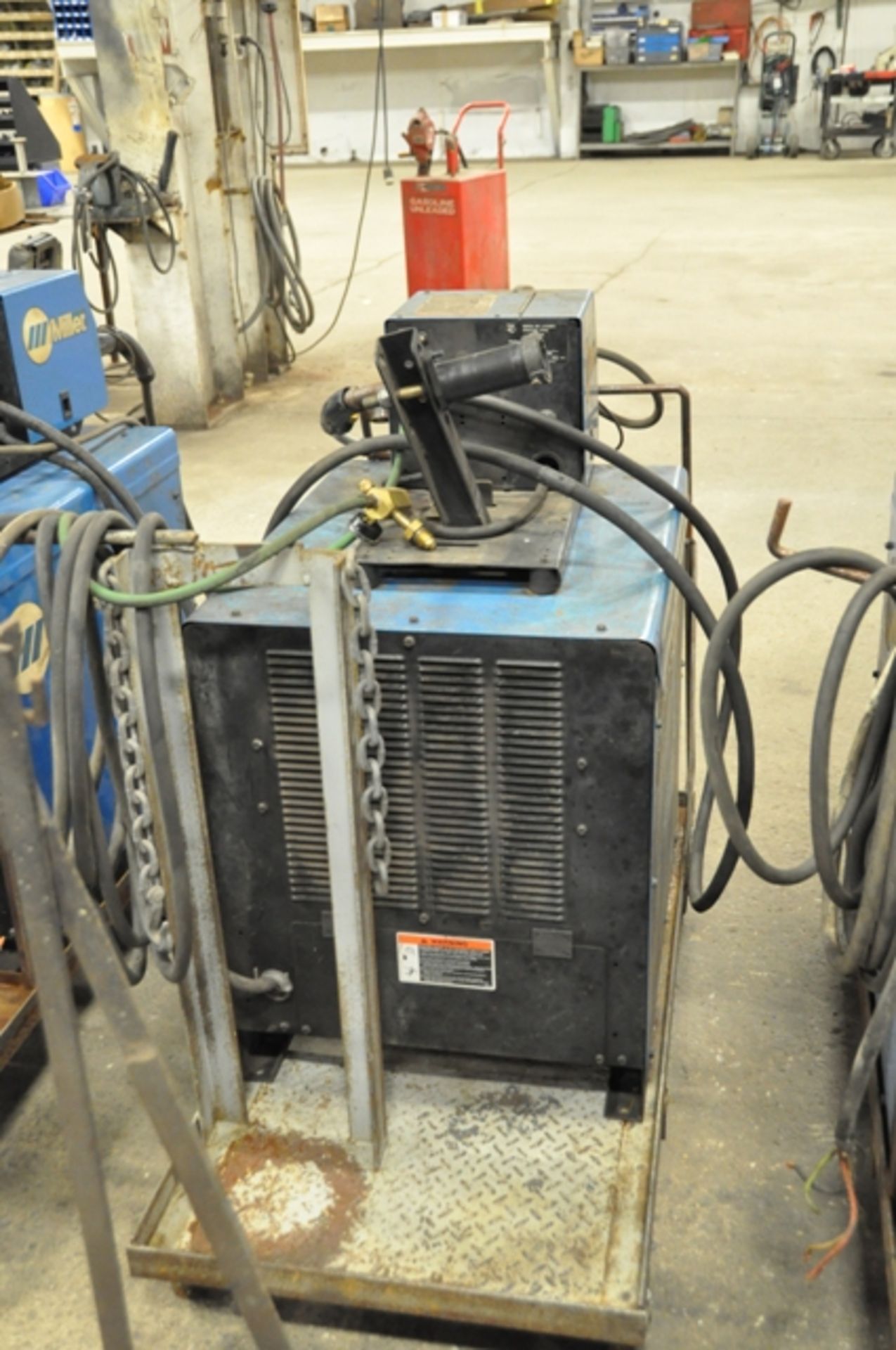 2000 MILLER MIG WELDER, SN. LA159337, MODEL CP-302 WITH MILLER 22A WIRE FEEDERS, SN. LA164051 , - Image 4 of 7