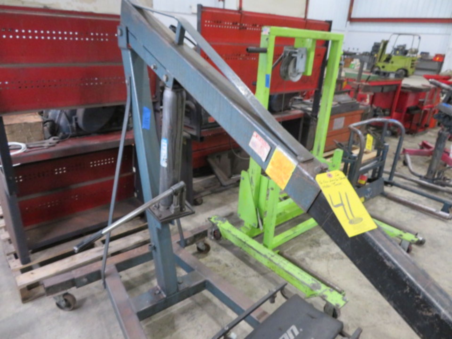 TRISTAR 8 TON LONG STROKE HYDRAULIC SHOP JACK & CREEPER (LOCATED IN LUMBERTON,NJ) - Image 2 of 2