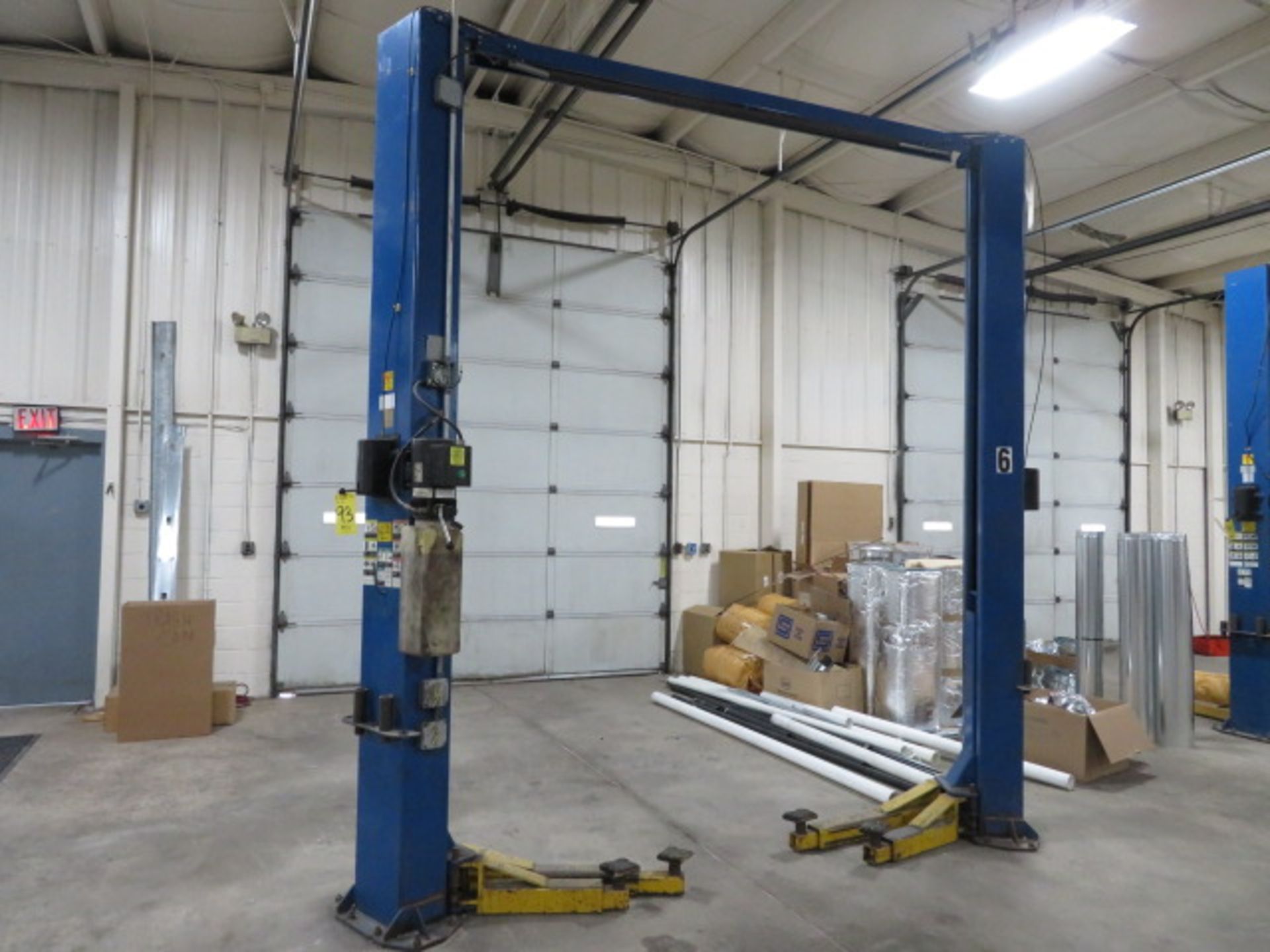 BEN PEARSON TUBEMASTER 9000 AI 9000 LB 2-POST SYMMETRICAL LIFT (LOCATED IN LUMBERTON,NJ)