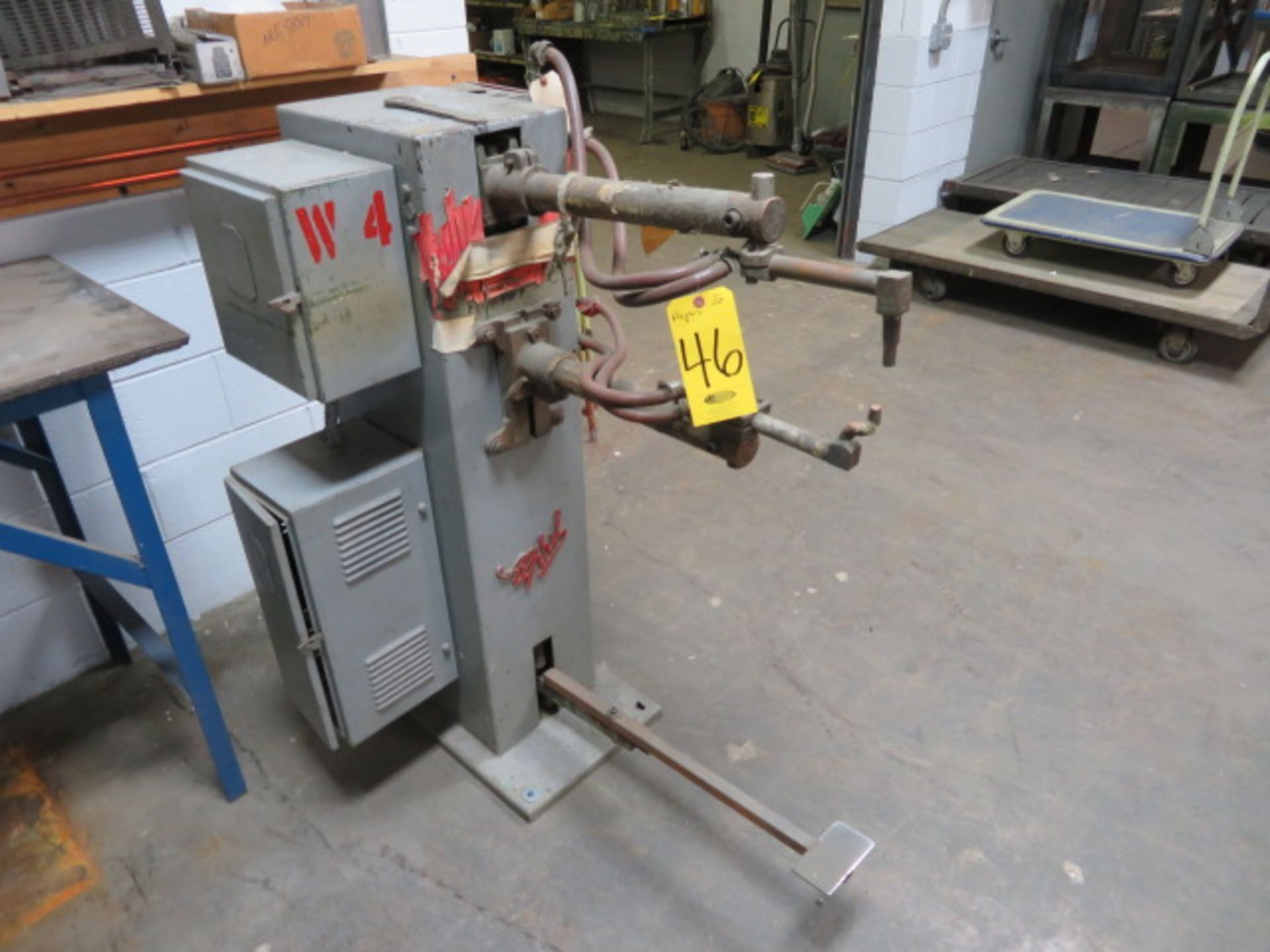 ALPHIL 20 KVA ROCKER ARM SPOT WELDER W/25" THROAT