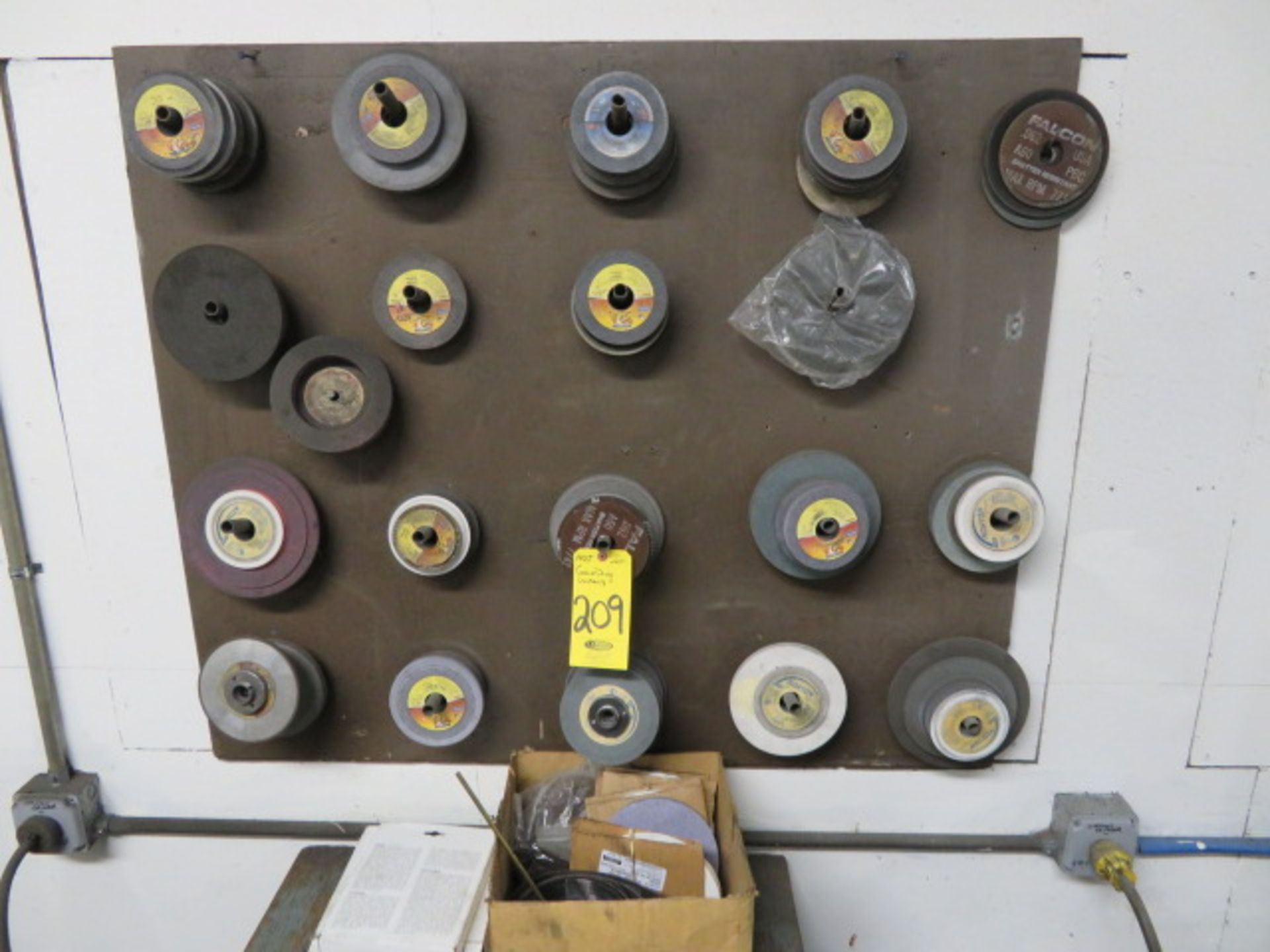 ASSORTED GRINDING WHEELS