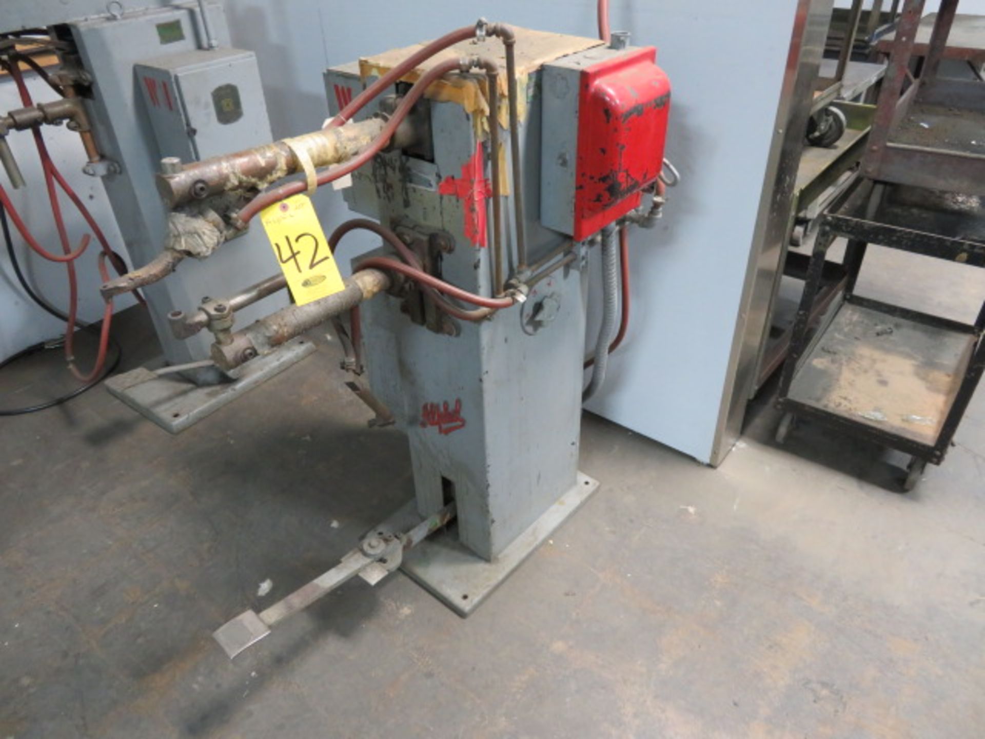 ALPHIL 20 KVA ROCKER ARM SPOT WELDER W/20" THROAT