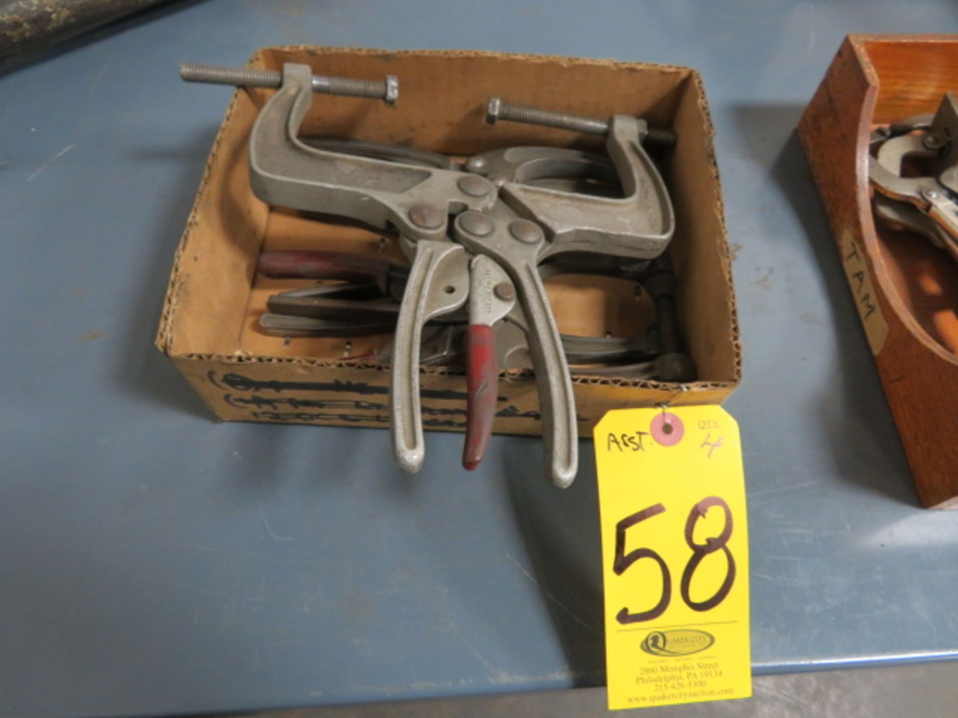 (4) WELDING CLAMPS