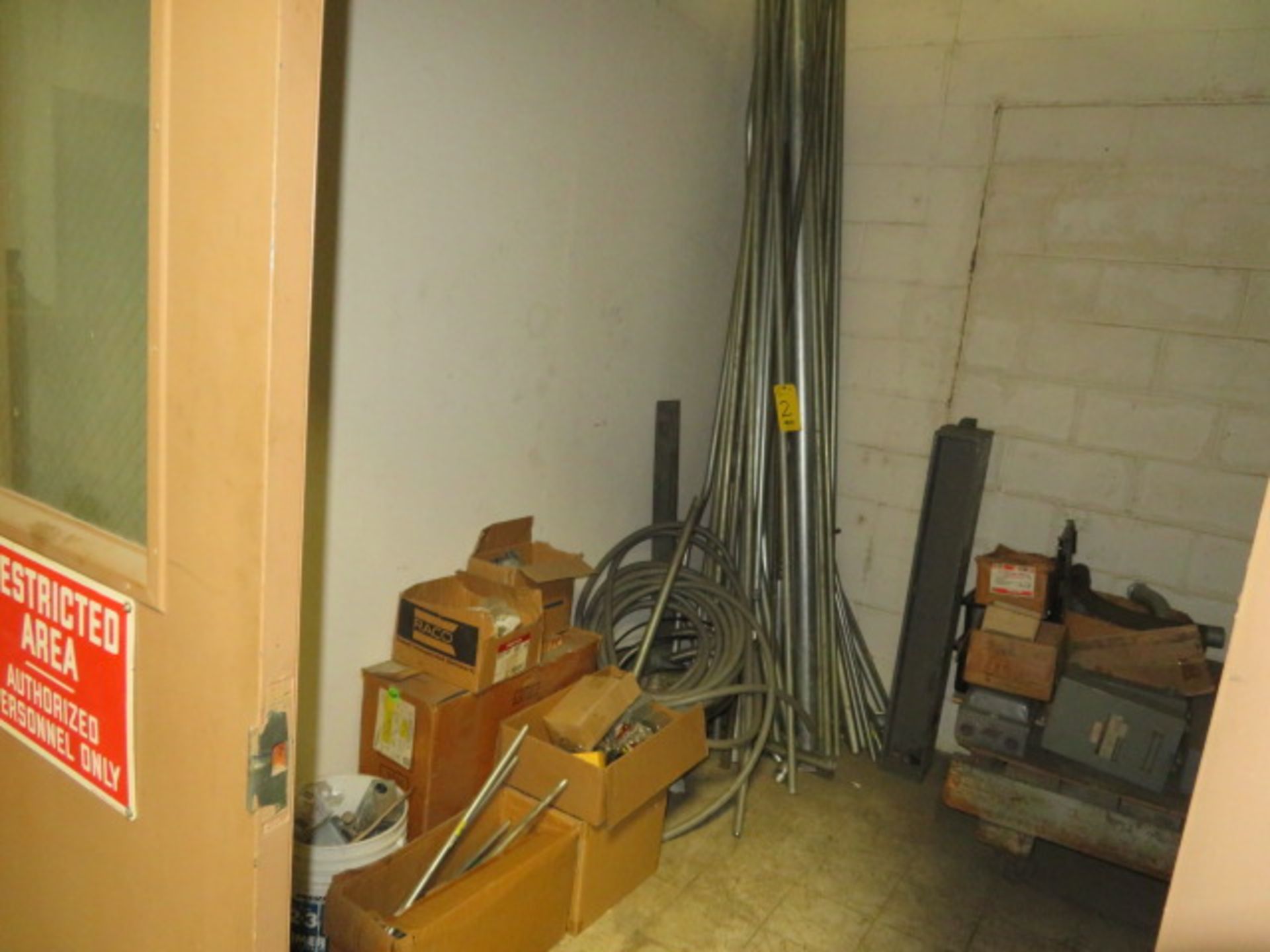 ASSORTED CONDUIT, BOXES AND ELECTRICAL PARTS