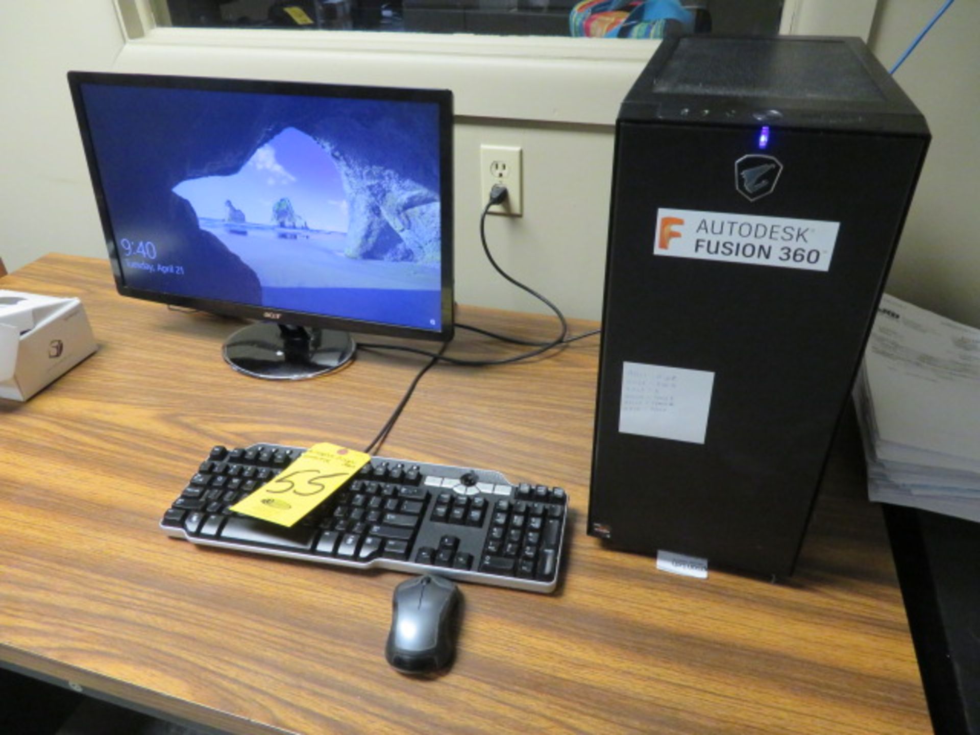 AUTODESK FUSION 360 EXTREME GAMING SYSTEM W/24 IN. ACER MONITOR AND 3D CONNEXION NAVIGATOR 3D MOUSE - Image 3 of 3