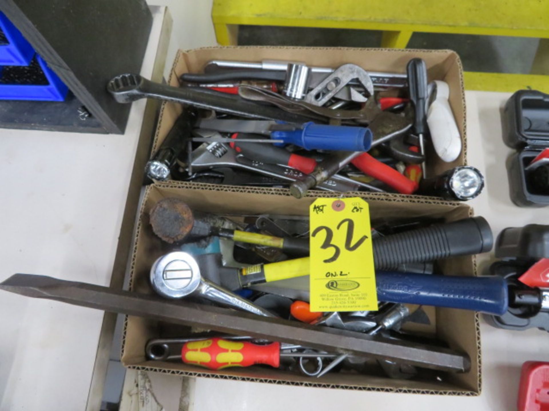 (2) BOXES OF ASSORTED TOOLS