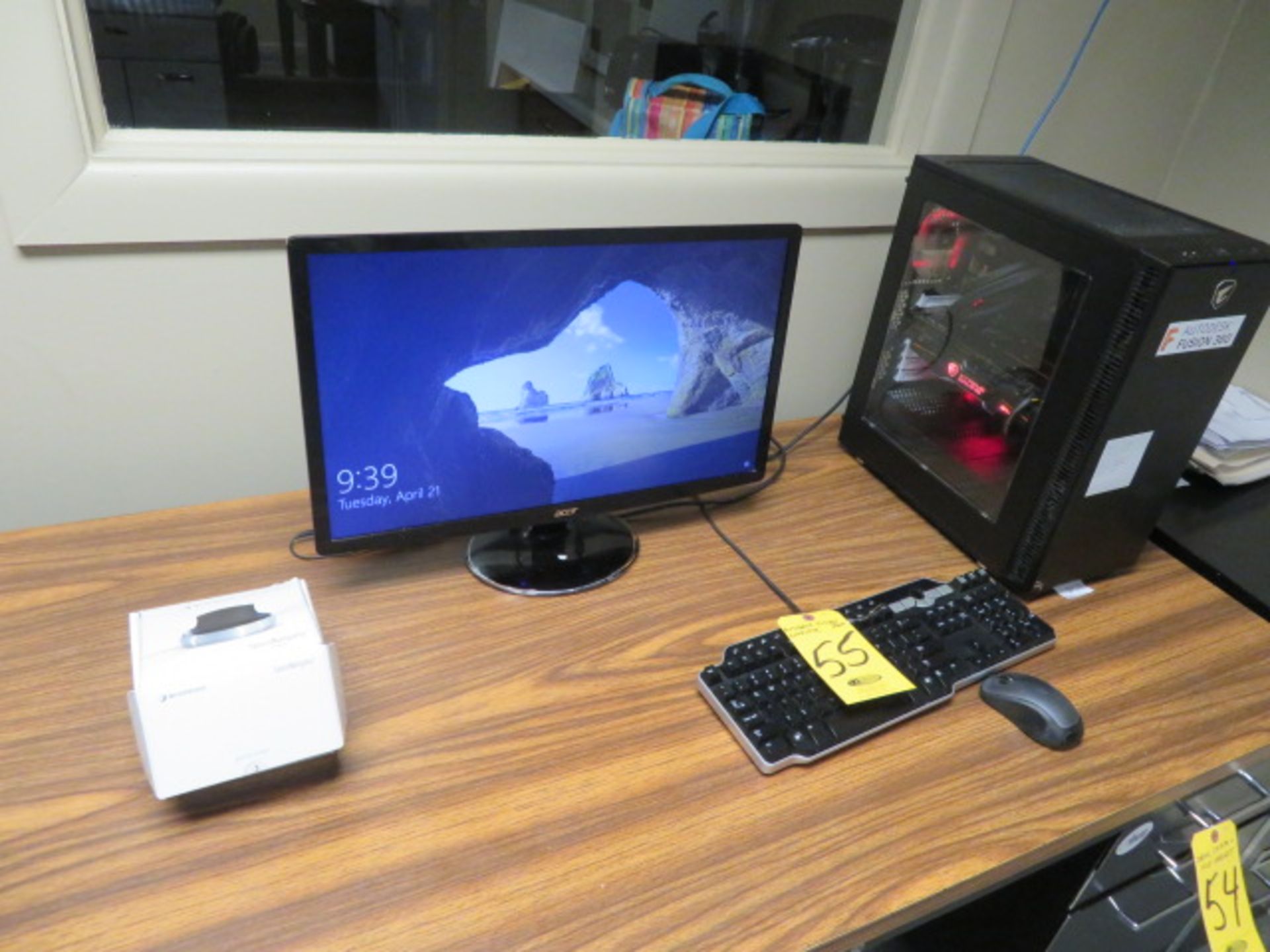 AUTODESK FUSION 360 EXTREME GAMING SYSTEM W/24 IN. ACER MONITOR AND 3D CONNEXION NAVIGATOR 3D MOUSE