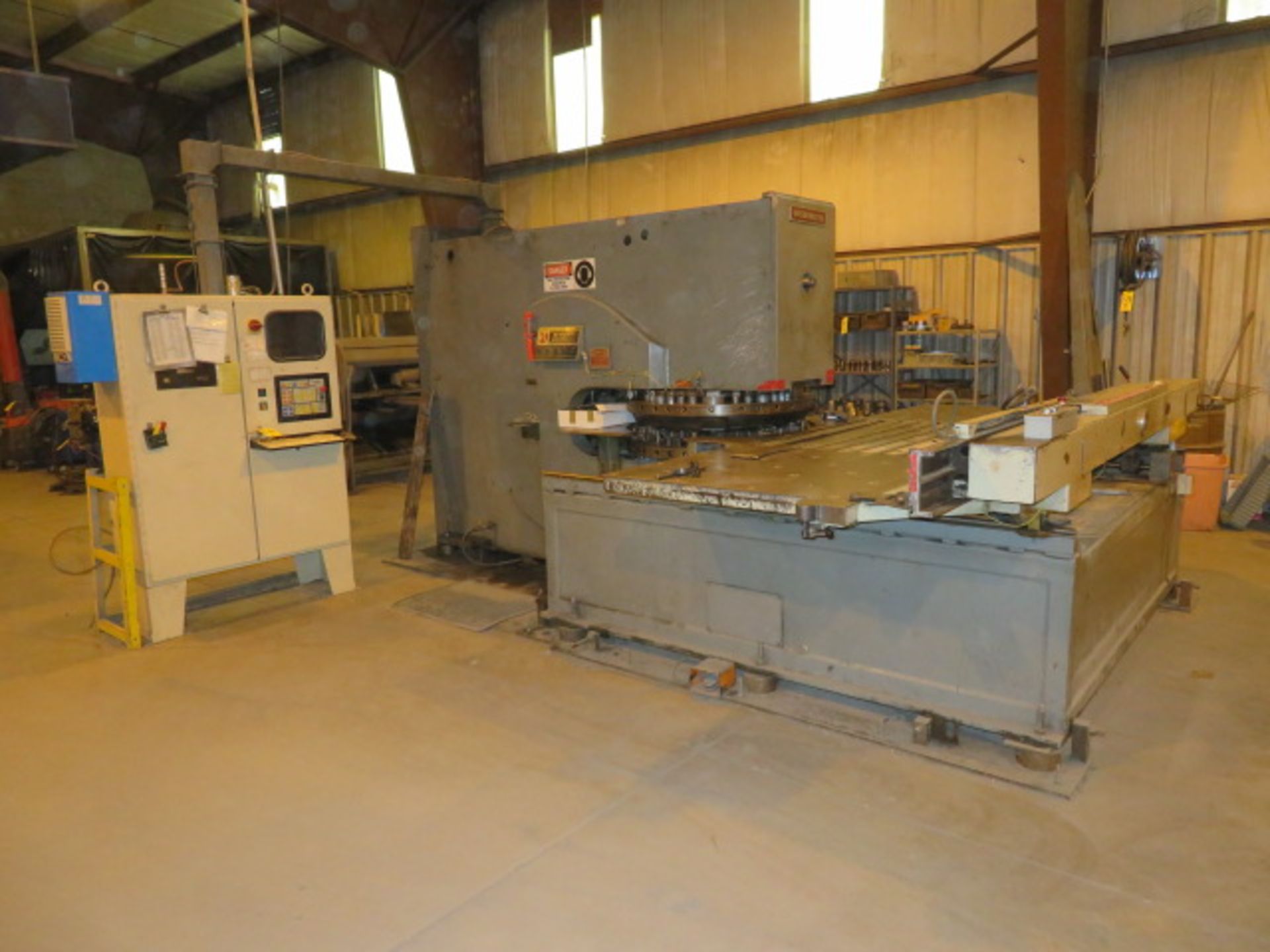 WARNER & SWASEY S4050 WIEDEMATIC CNC TURRET PUNCH, S/N 239 (RETROFITTED WITH) MILON X-CEL SLICER CNC