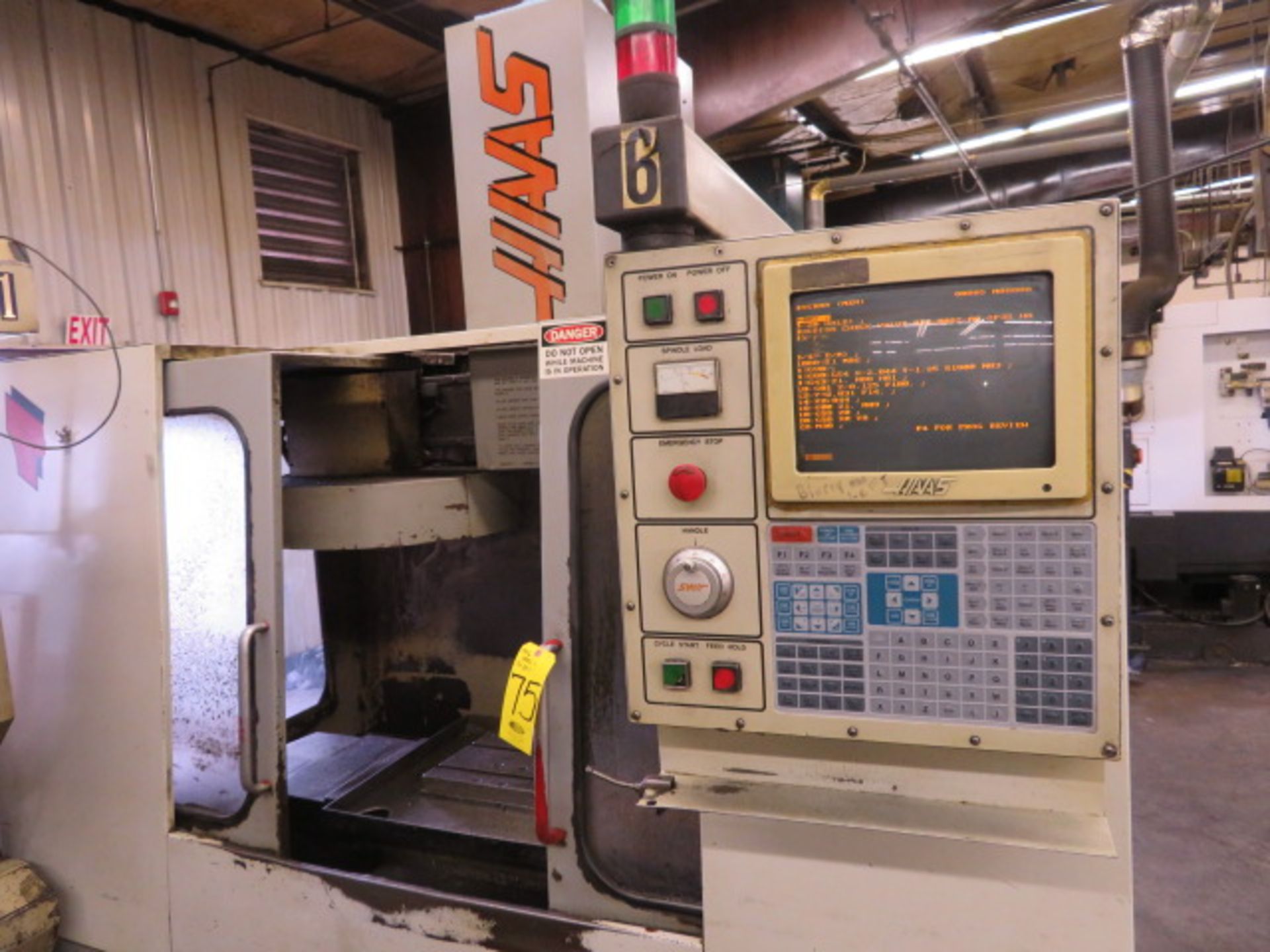 1996 HAAS VF-1 CNC Vertical Machining Center, S/N 8511, HAAS CNC Control 4TH AXIS ENABLED W/ DRIVE - Image 3 of 6