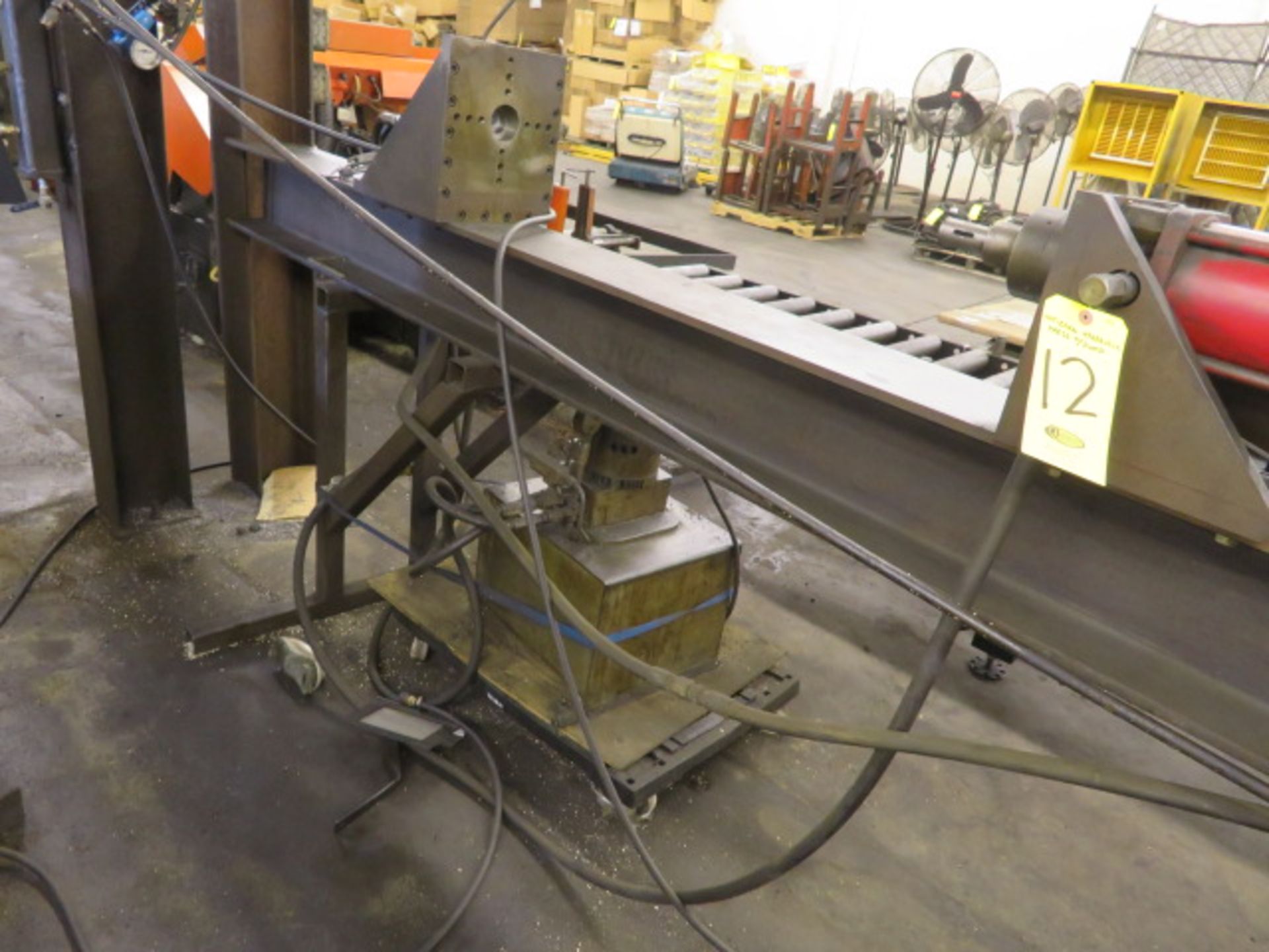 Custom Hydraulic Press w/ Iron Frame & Electric Hydraulic Pump, 60,000 LBS Cap. - Image 2 of 3