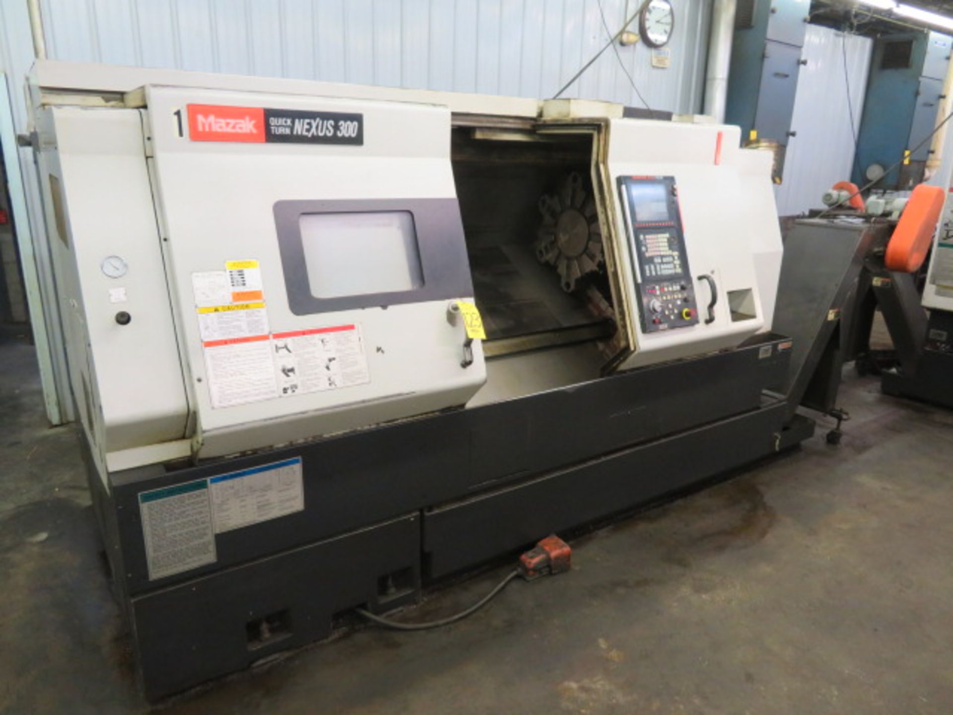 2006 MAZAK QTN 300 Quick Turn Nexus 300 CNC Turning Center, S/N 184392, MAZATROL 640-T Nexus CNC - Image 2 of 8