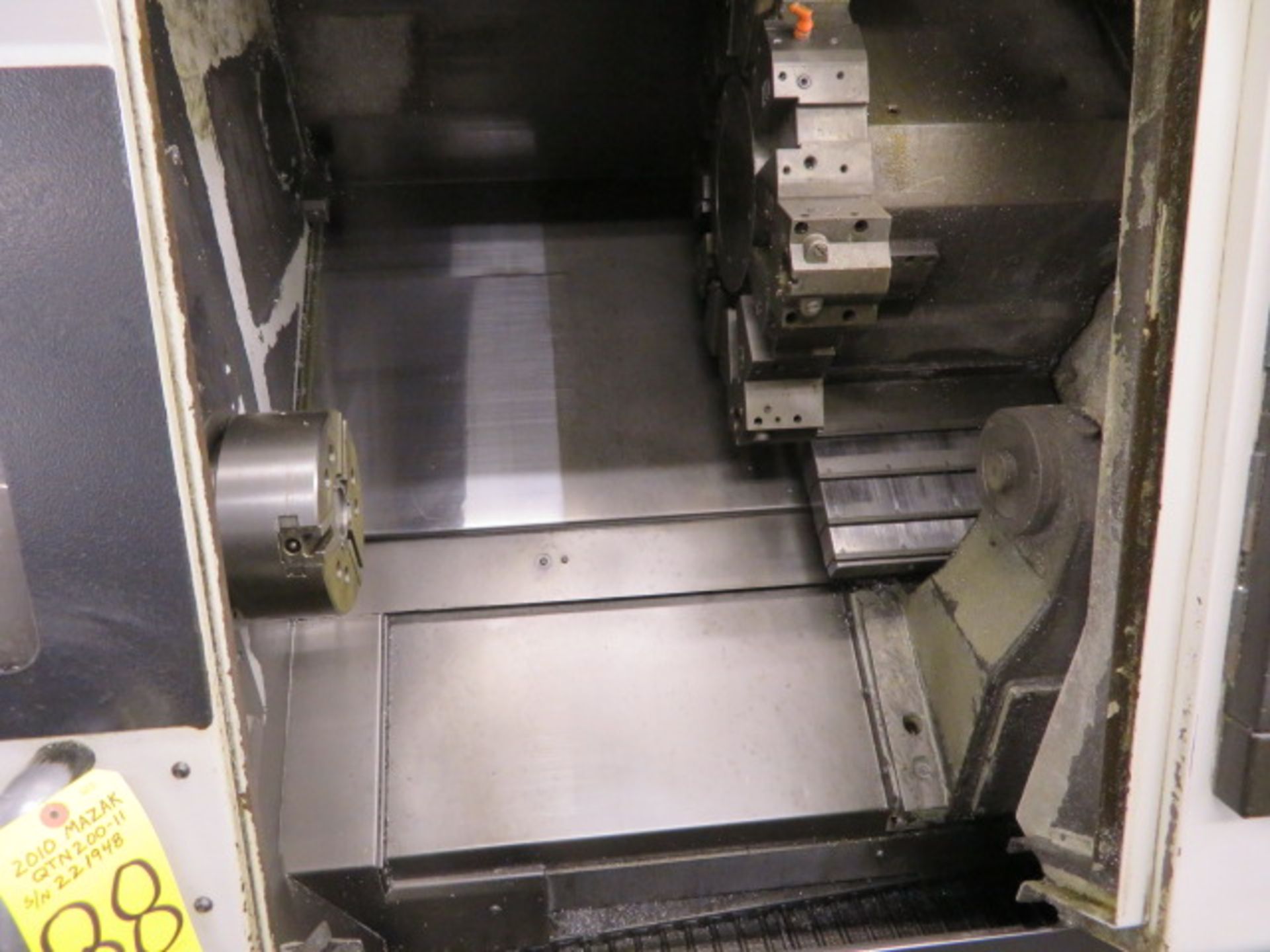 2010 MAZAK QTN 200-II Quick Turn Nexus II CNC Turning Center, S/N 221948, MAZATROL Matrix Nexus - Image 2 of 6