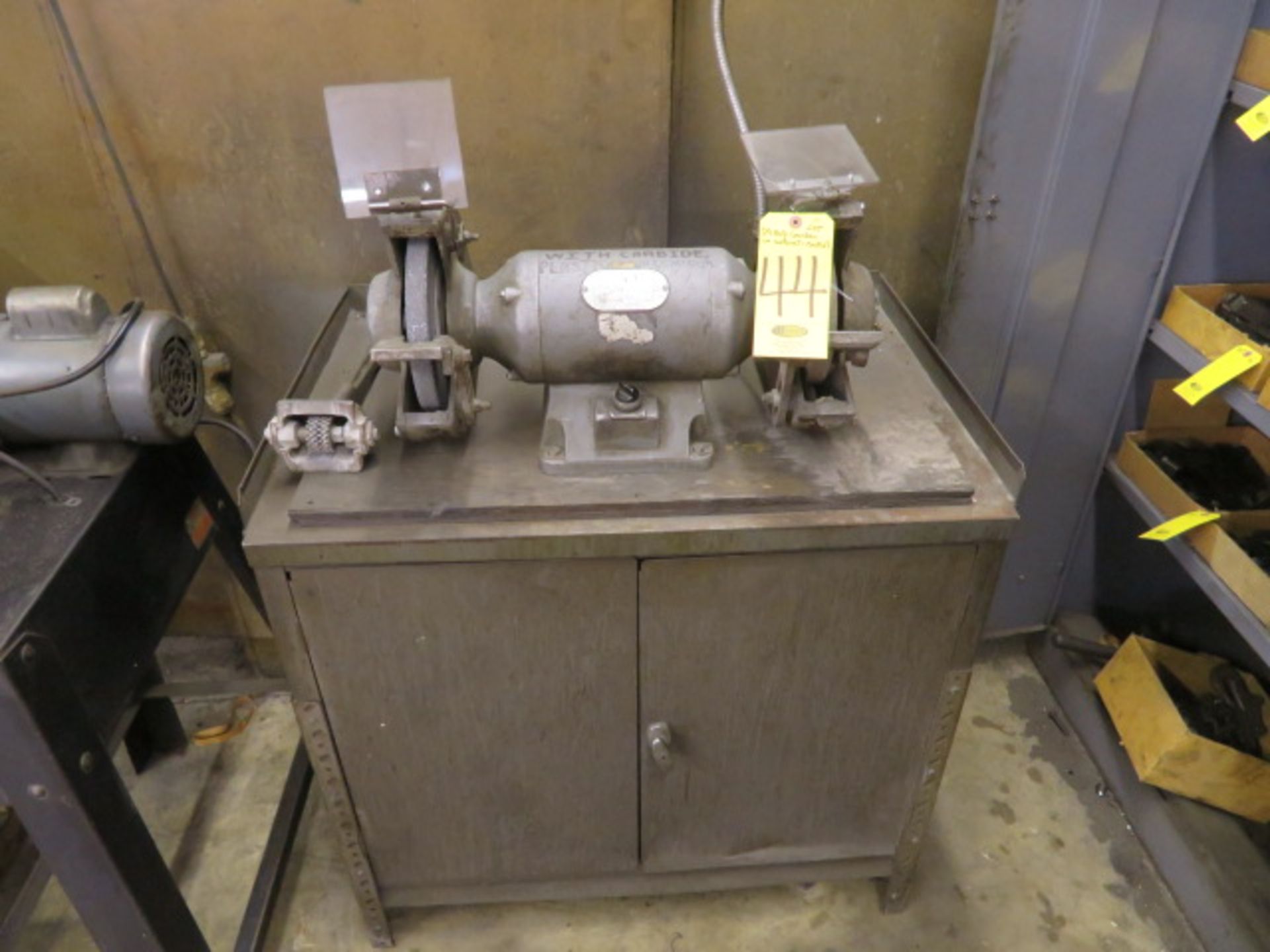 BALDOR 1Z853-G 8 IN. DBL END BENCH GRINDER W/CABINET