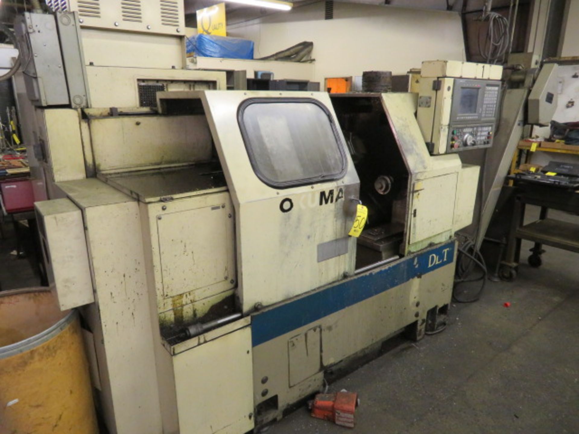 1996 OKUMA Cadet LNC8C CNC Turning Center, S/N (0807)D721, OKUMA OSP700L CNC Control, KITAGAWA 8" - Image 5 of 6