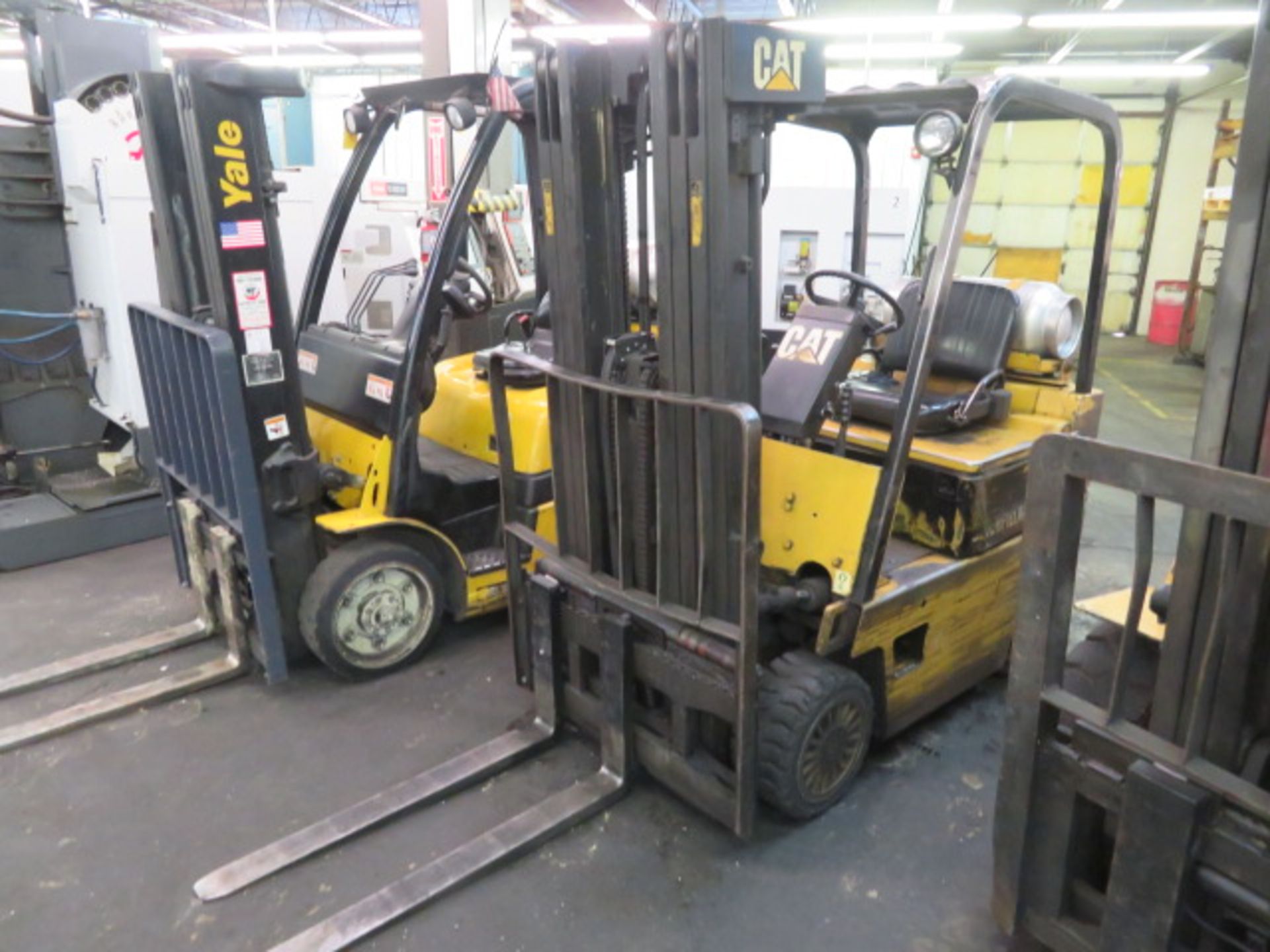 CATERPILLAR T50E LP CUSHION TIRE FORK LIFT, S/N 2ND01030, 5000LBS CAP., LIFT TO 173 IN., SIDE - Image 3 of 3