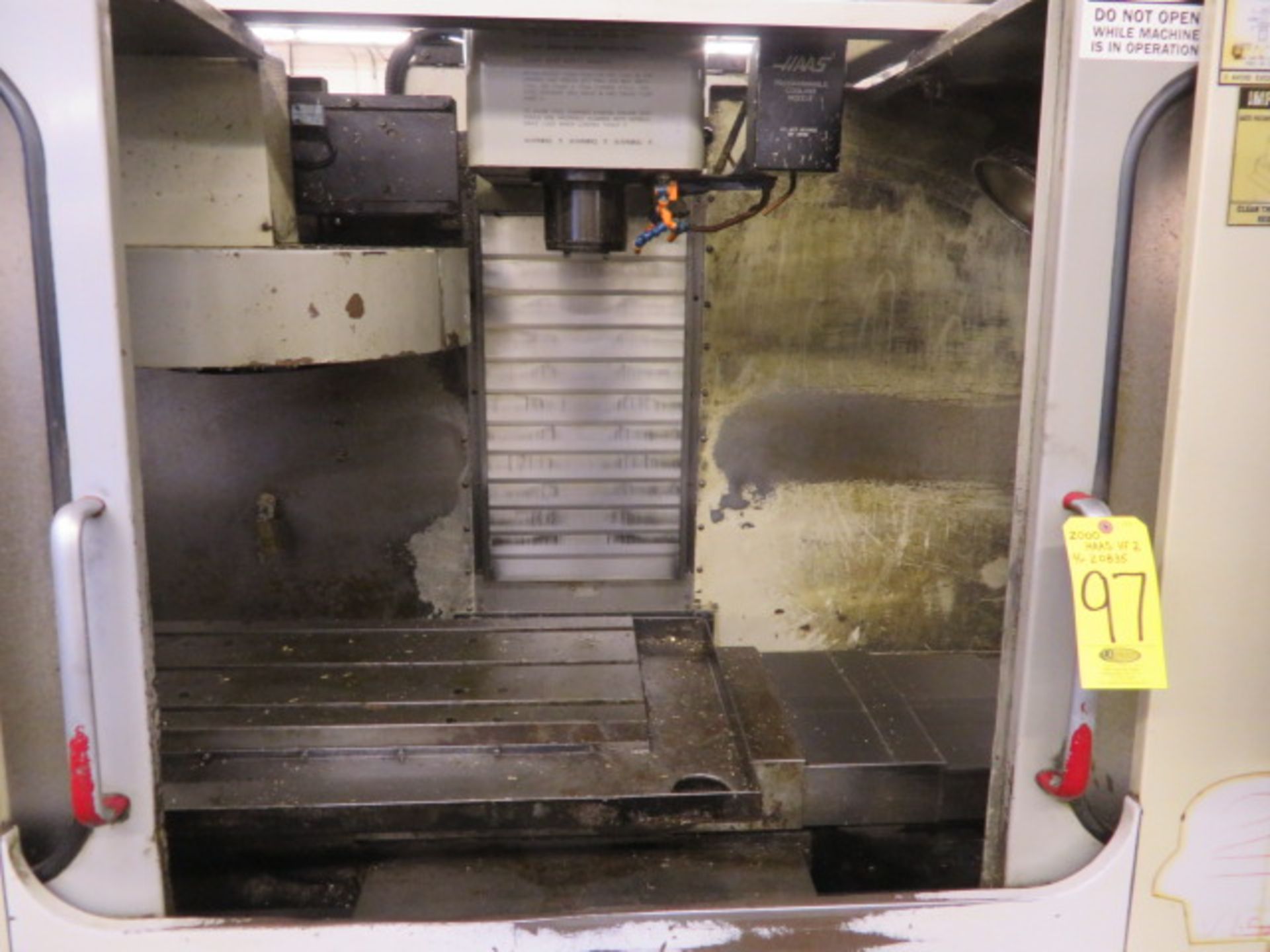 2000 HAAS VF-2 CNC Vertical Machining Center, S/N 20835, HAAS CNC Control, 4TH AXIS ENABLED - Image 3 of 6