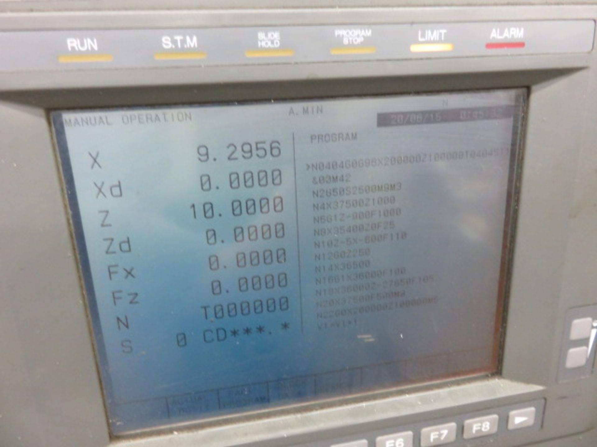 1996 OKUMA Cadet LNC8C CNC Turning Center, S/N (0807)D721, OKUMA OSP700L CNC Control, KITAGAWA 8" - Image 6 of 6