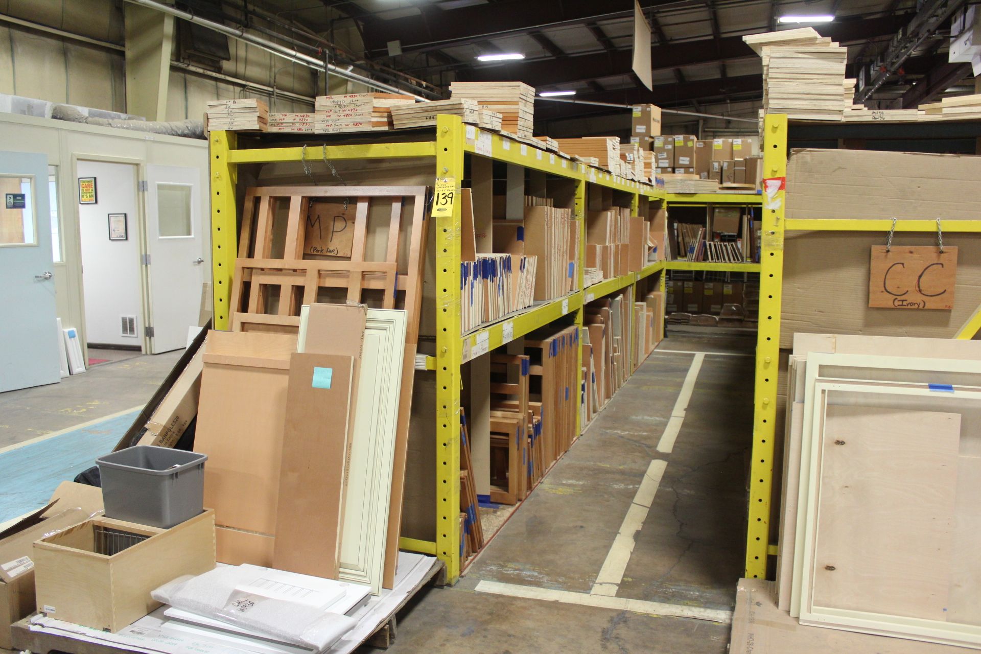 (9) SECTIONS BOLT-ON PALLET RACKS-(12) 74" X 44" UPRIGHTS, (36) 92" BEAMS-NO CONTENTS - Image 2 of 2