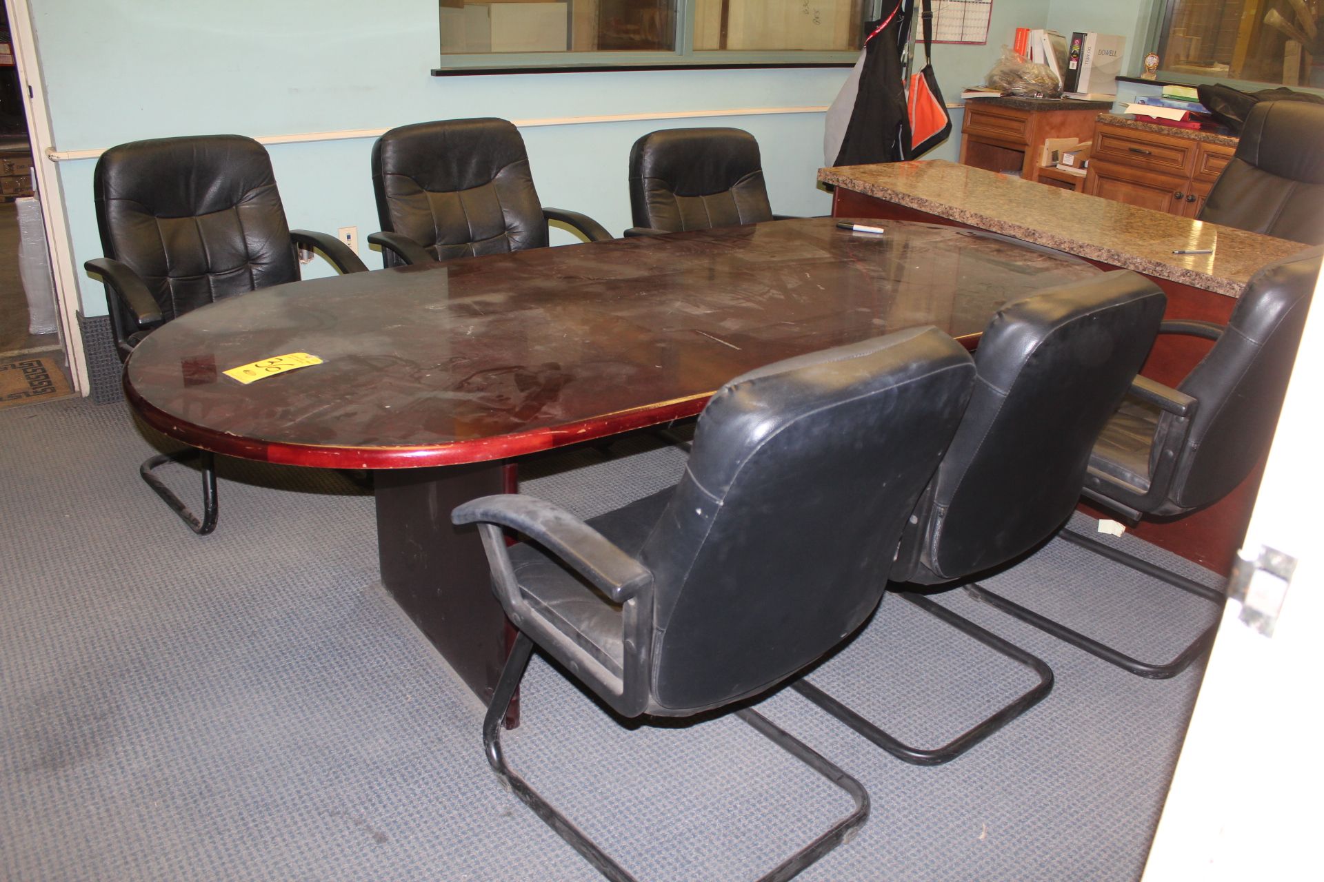 CONFERENCE TABLE AND CHAIRS