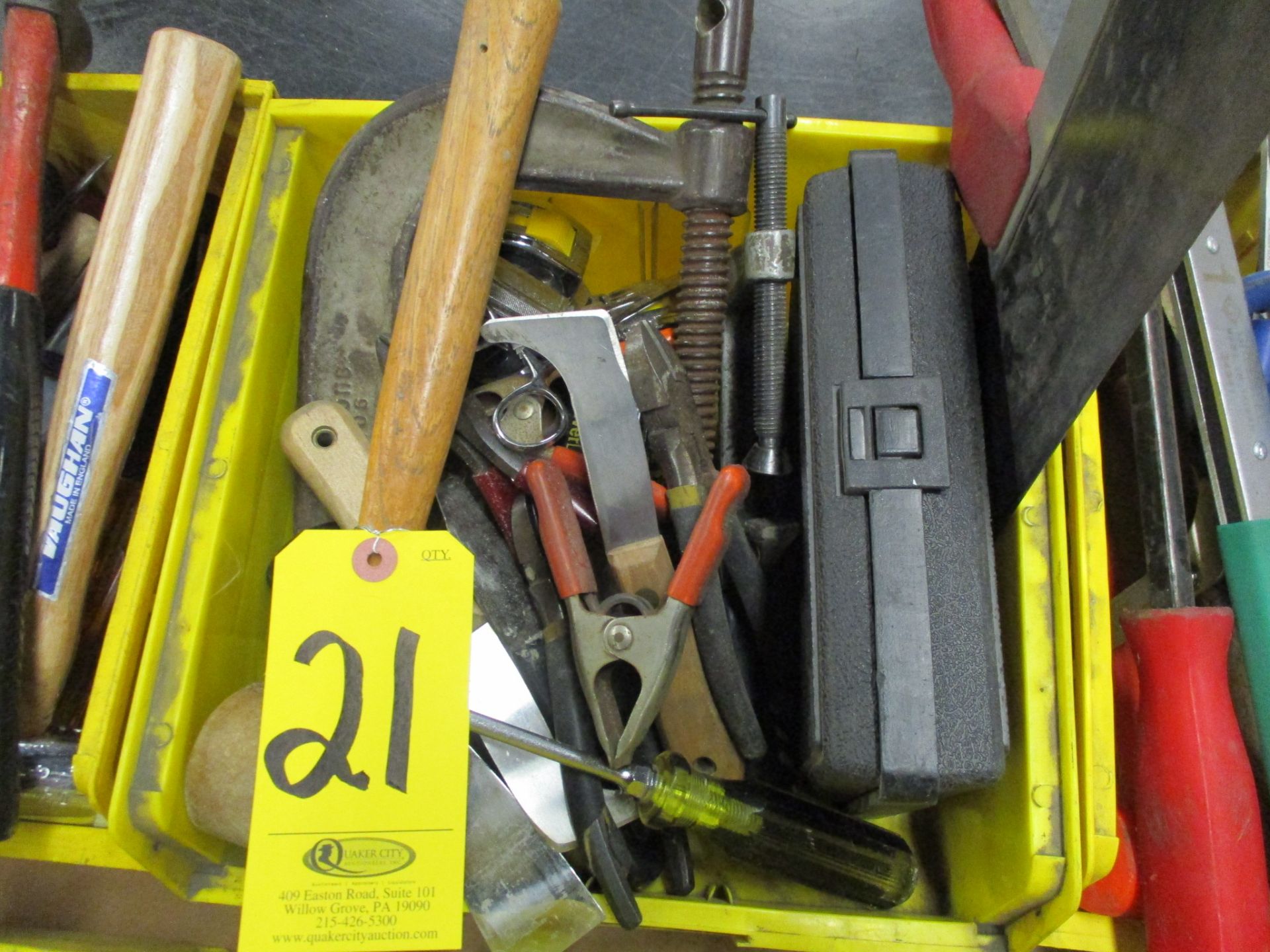 Assorted Hand Tools including Hammers, Screw Drivers, Putty Knives, Utility Knives, Pliers, Snips, T - Image 2 of 2