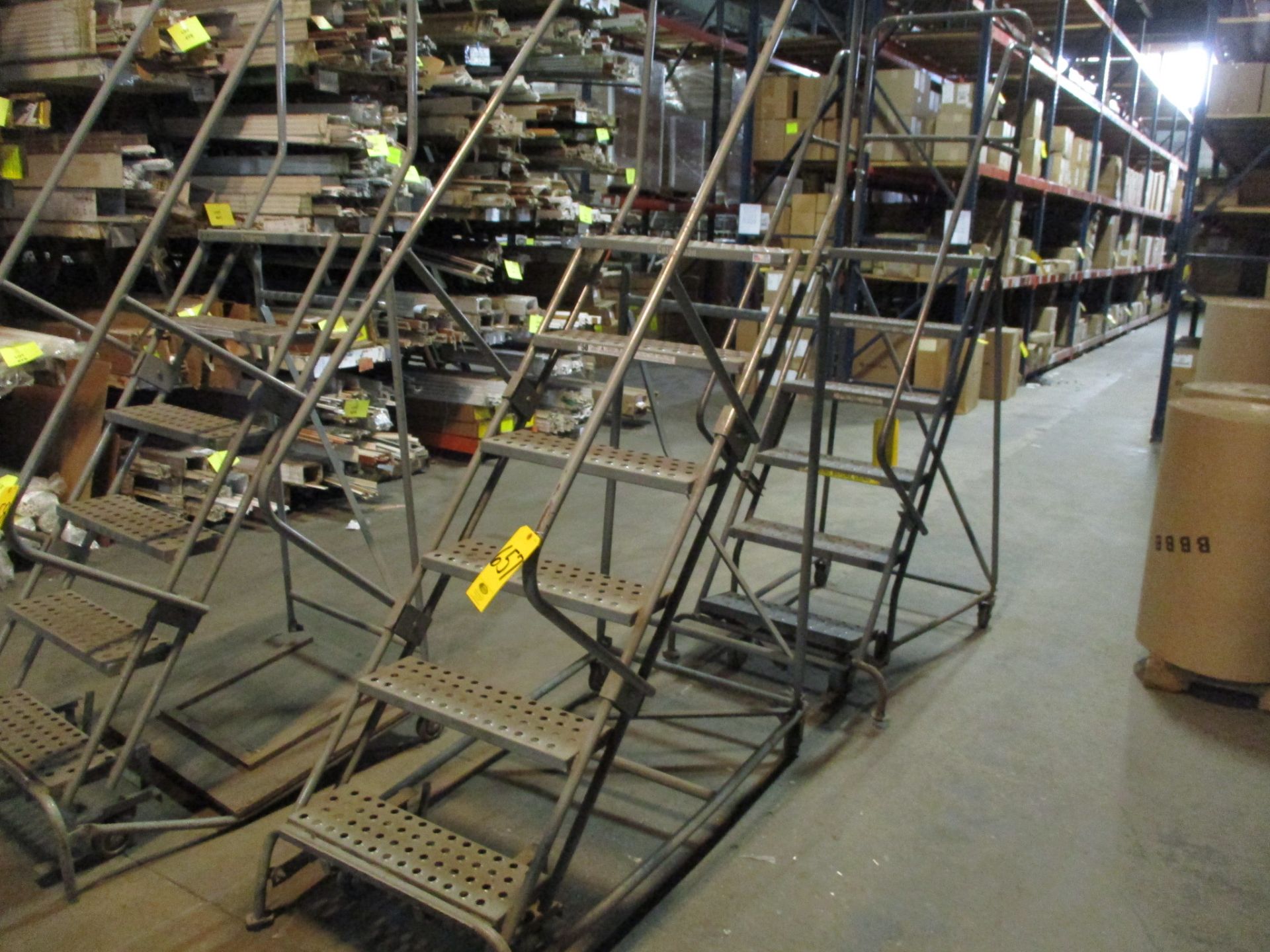 Cotterman 6-Step Portable Warehouse Ladder