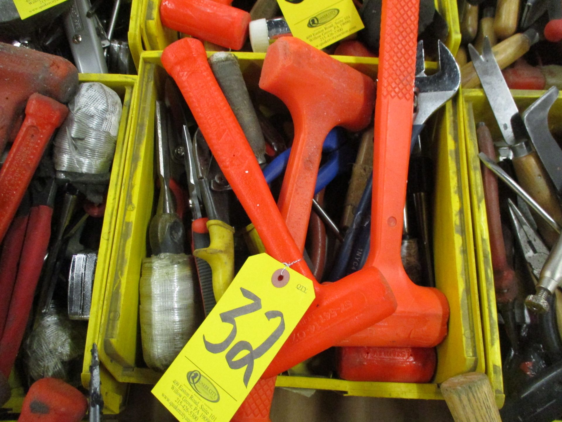 Assorted Hand Tools including Hammers, Screw Drivers, Putty Knives, Utility Knives, Pliers, Snips, T - Image 2 of 2