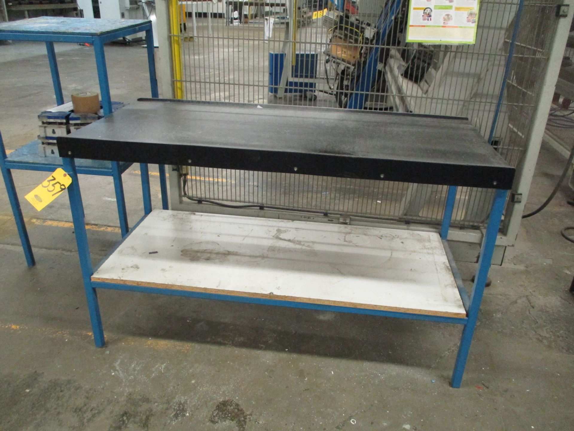(2) Steel Tables with Poly Top
