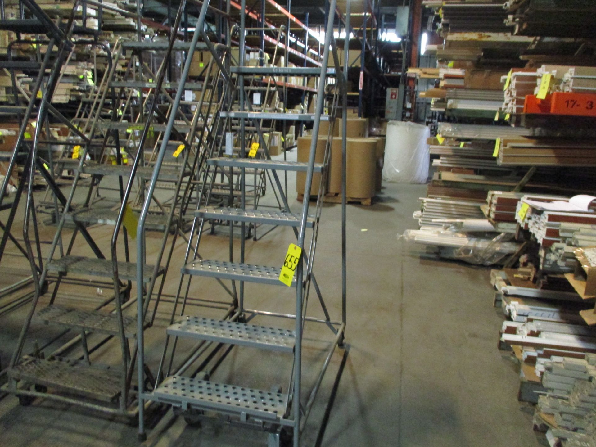 Cotterman 7-Step Portable Warehouse Ladder